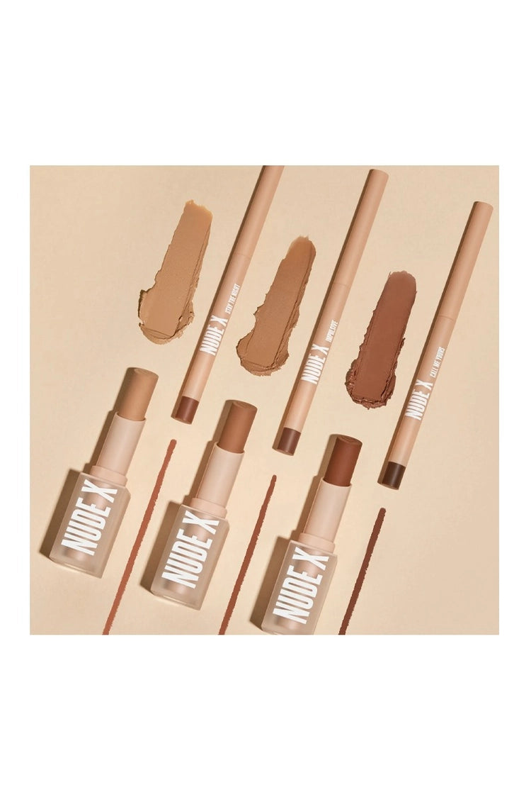 Your Best Nude Lip Set 3 Matte Lipsticks + 3 Retractable Lip Linner Beauty Creations