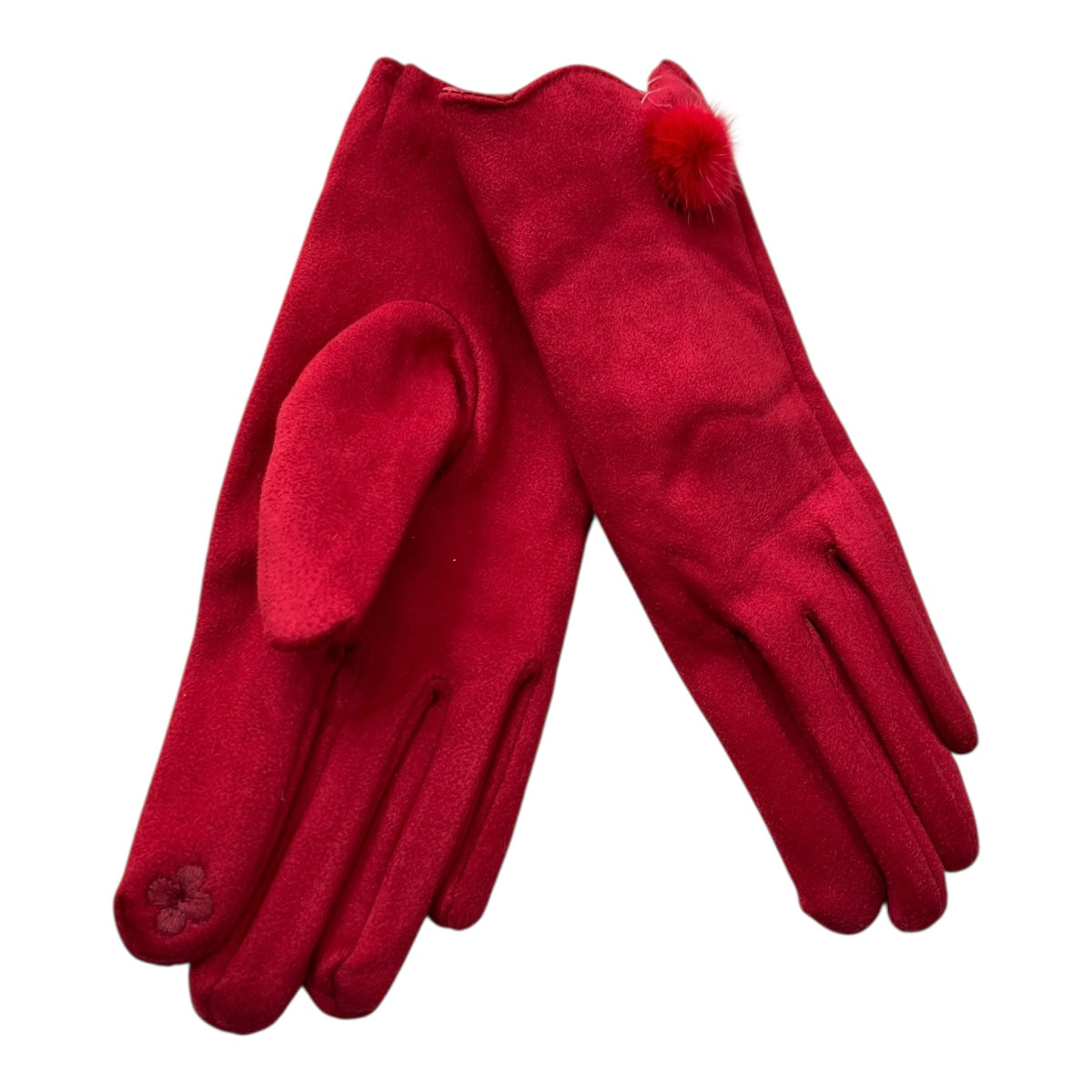 Guantes Rojo Para Dama MUSSI