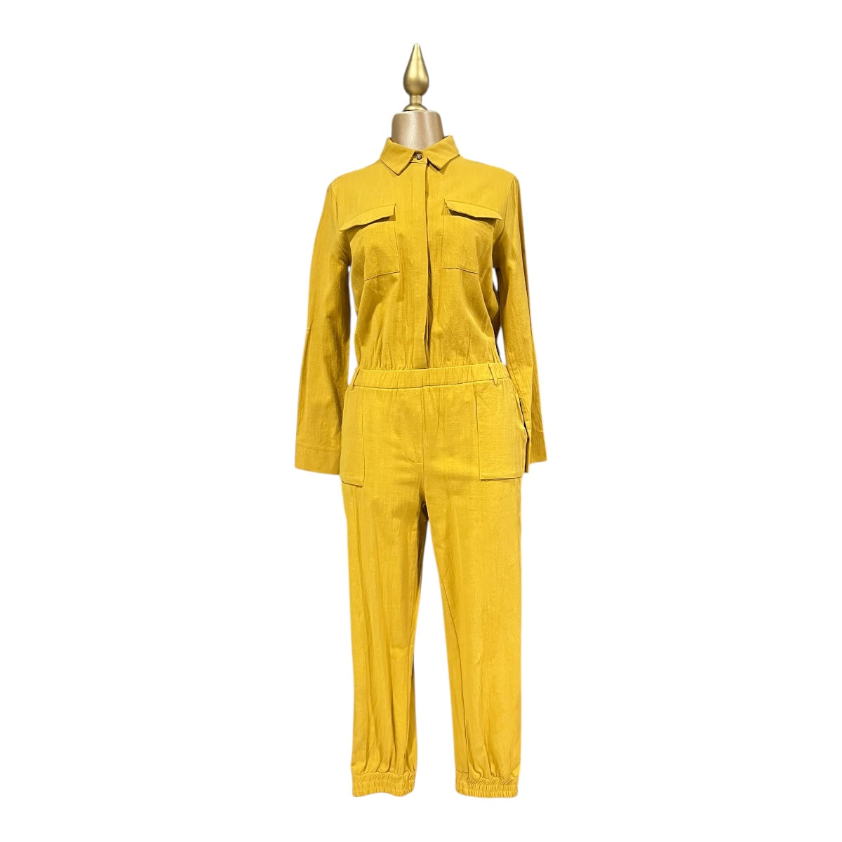 Overol Amarillo Con Bolsas Para Dama Ana Pérez