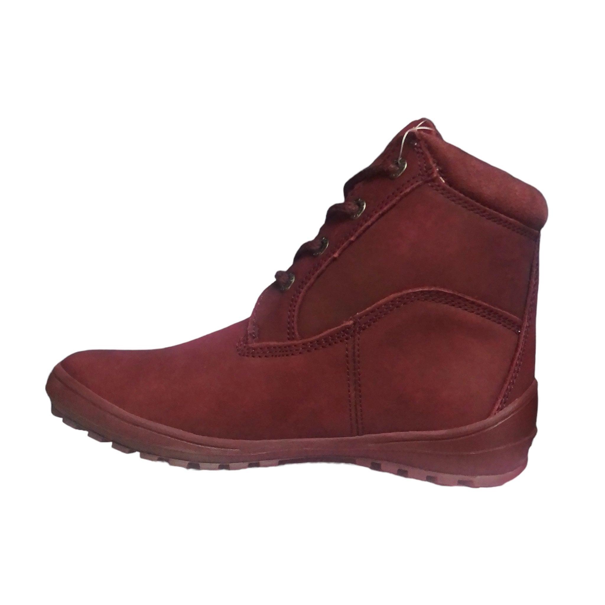 Bota Monocromo Nobuck Para Dama Tinto Jeep