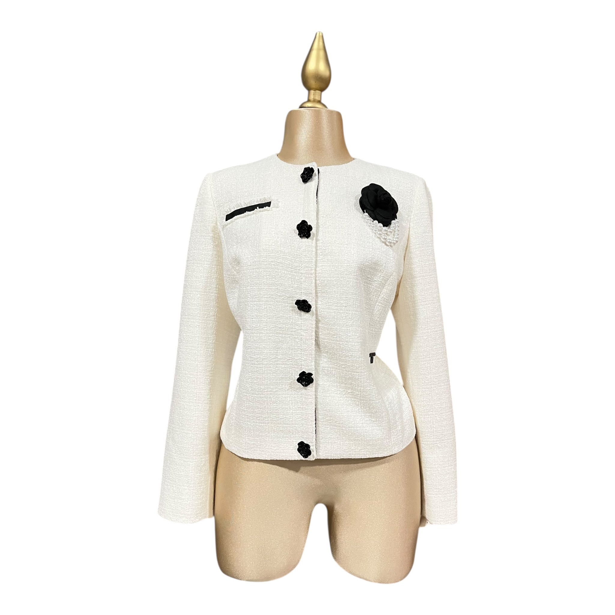 Conjunto Color Hueso Saco y Falda MUSSI