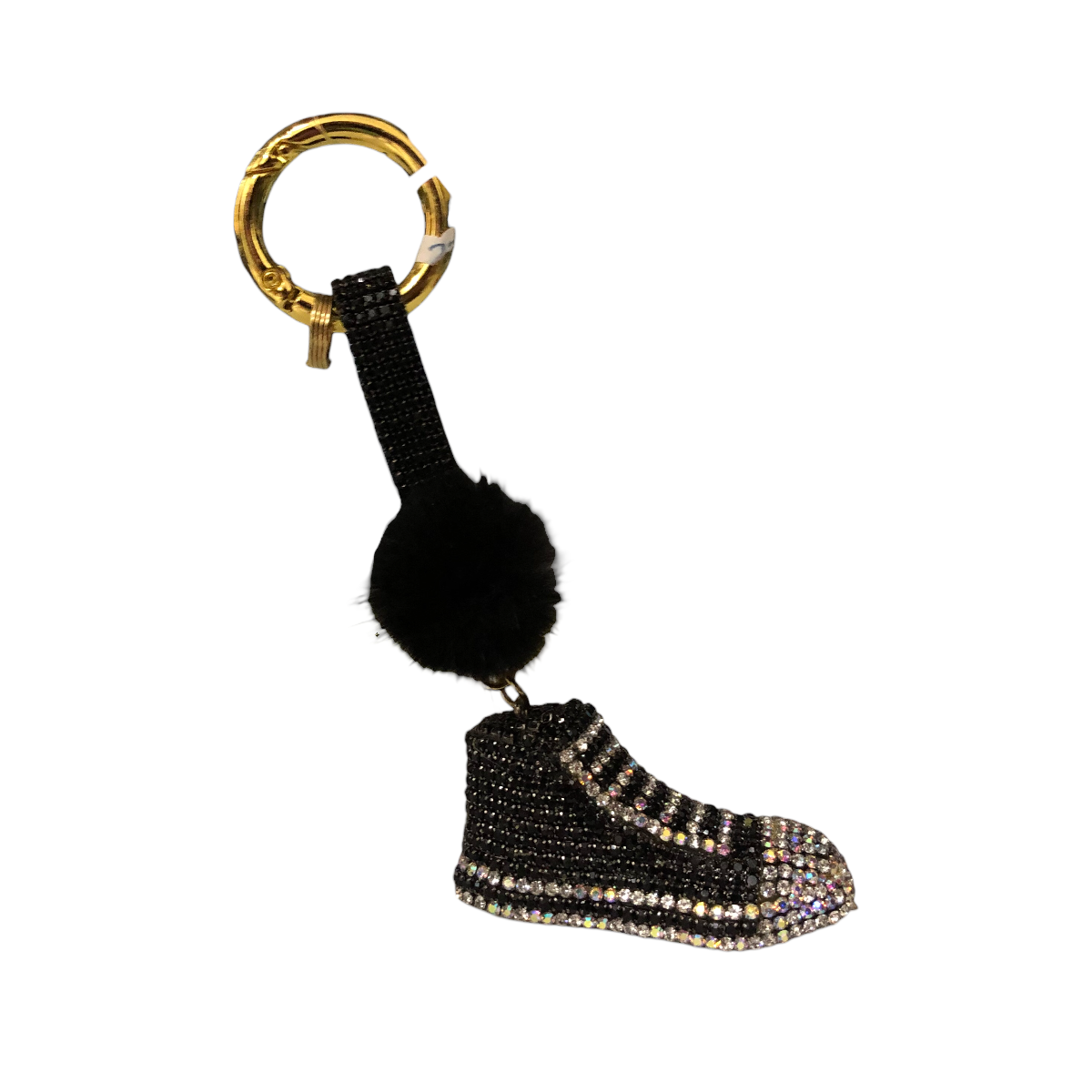Llavero De Tenis Mini Pompón Pedrería