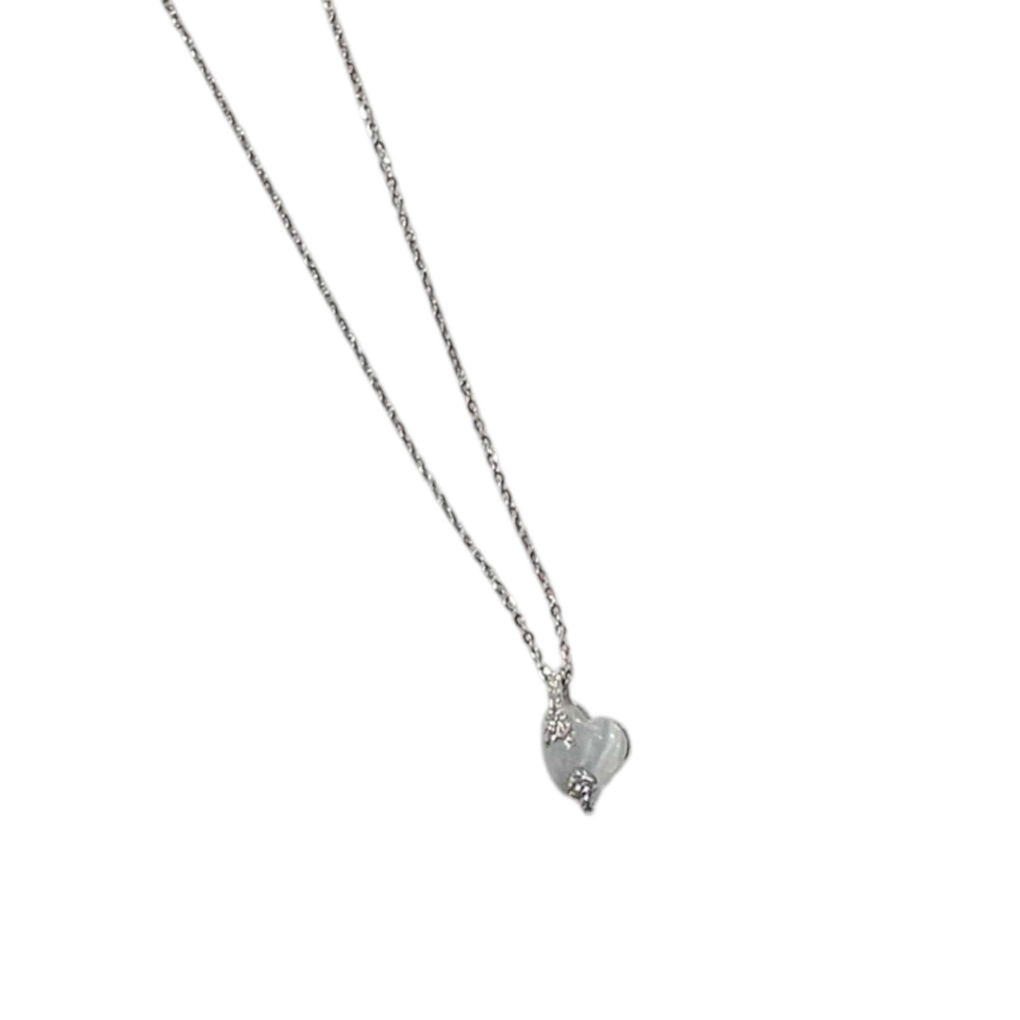Gargantilla Plata .925 Rodio Corazón