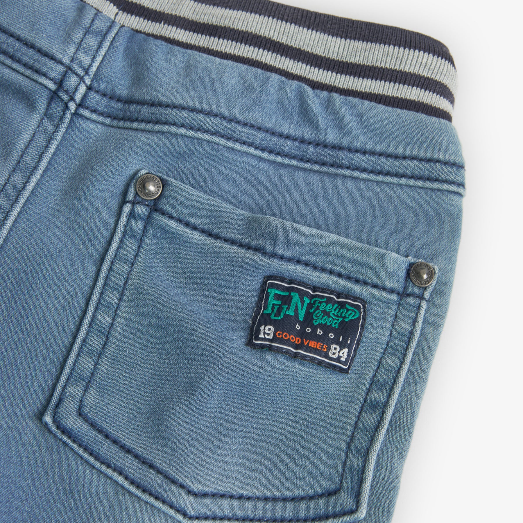 Pantalón Denim Azul Para Niño BOBOLI