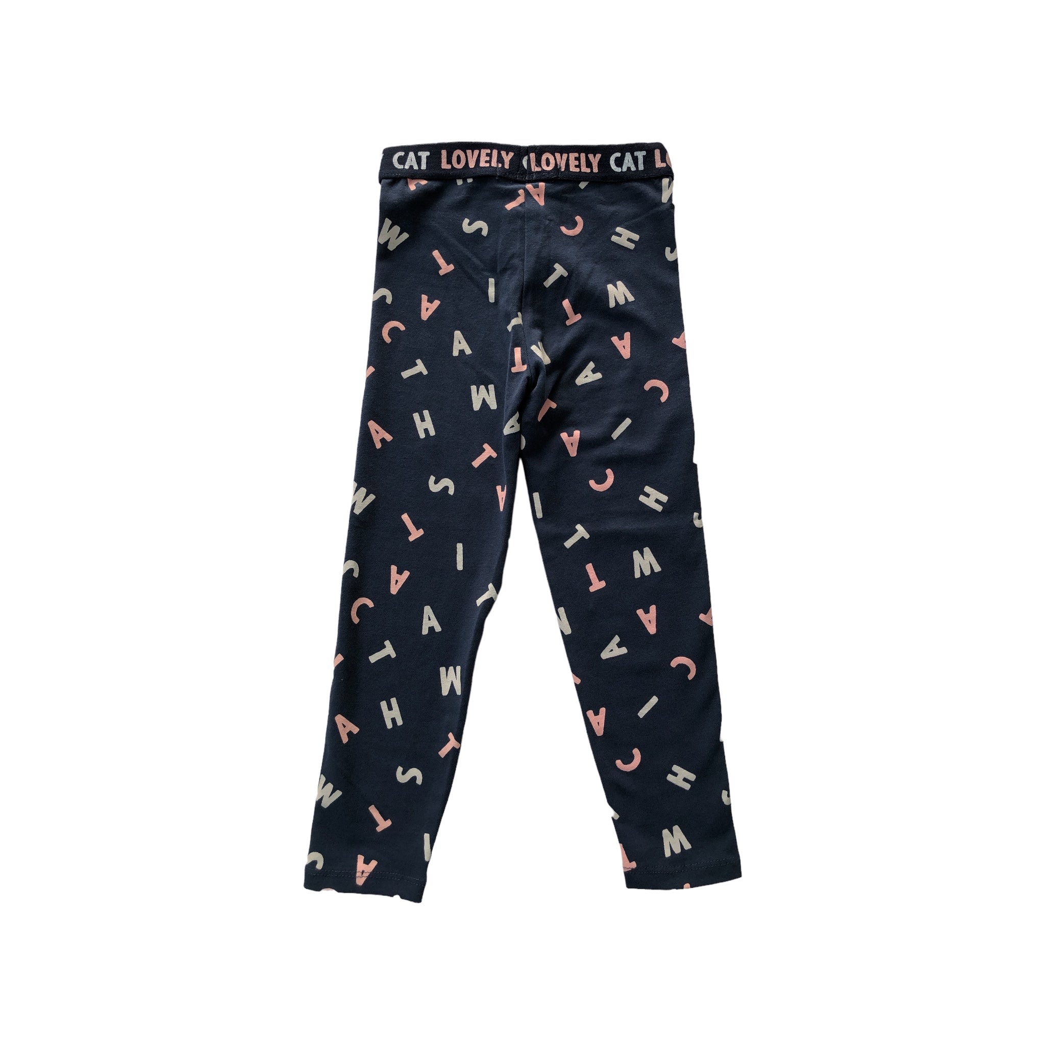 Leggins Estampado Con Letras Colores Losan