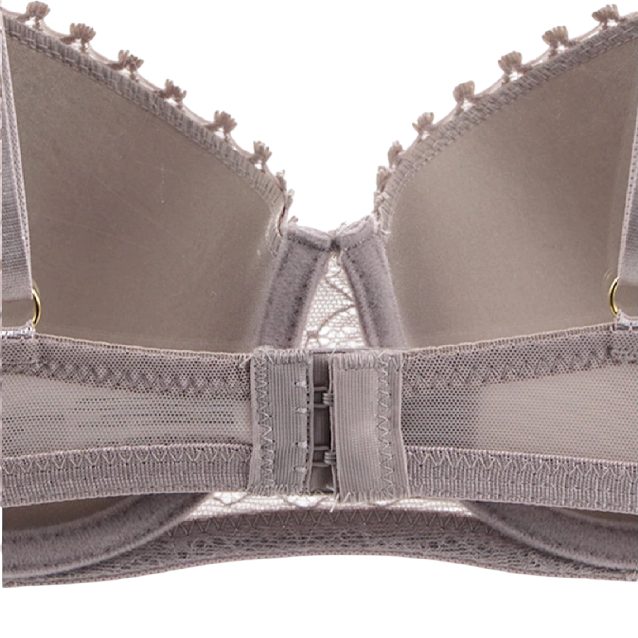 Brasier con encaje malva CARNIVAL.