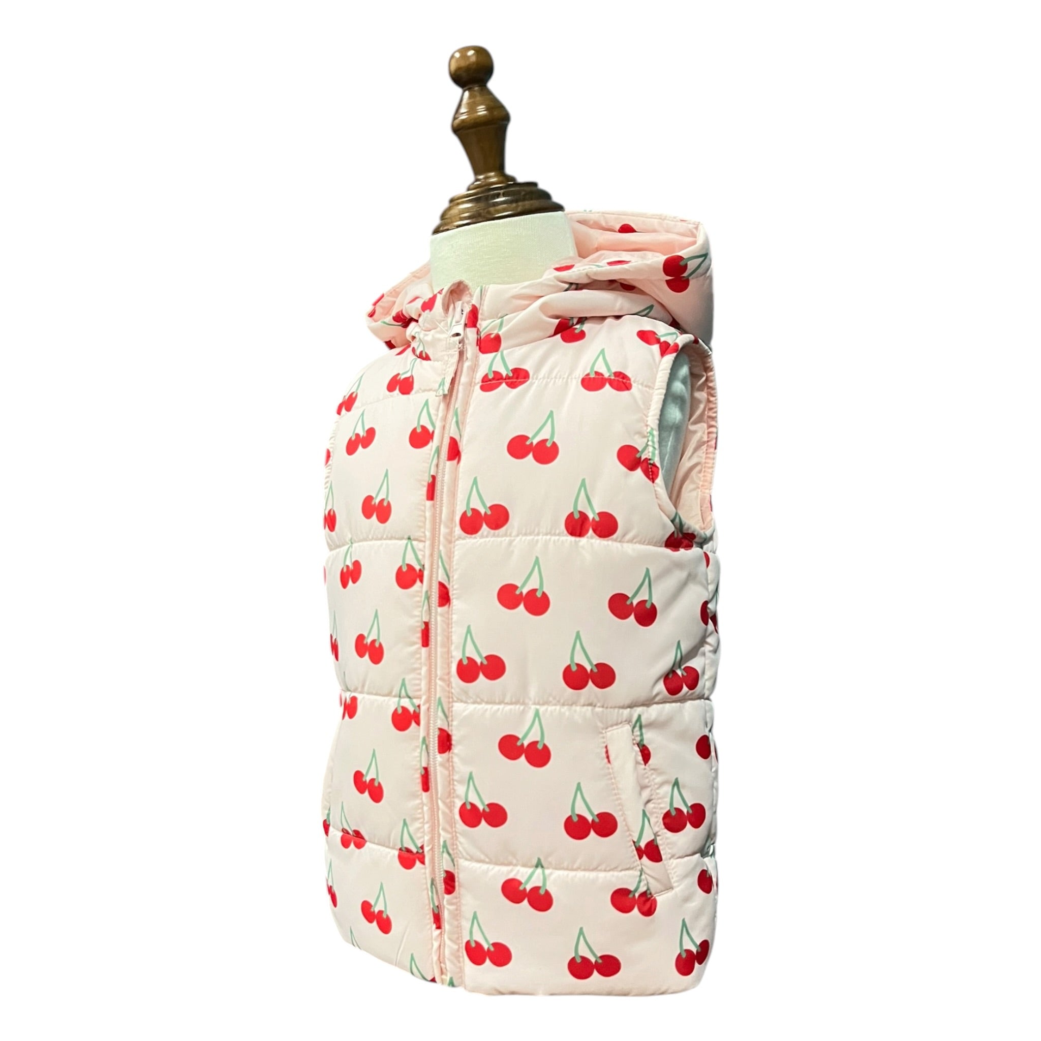 Chaleco Con Estampado De Cerezas Para Niña ZIPPY