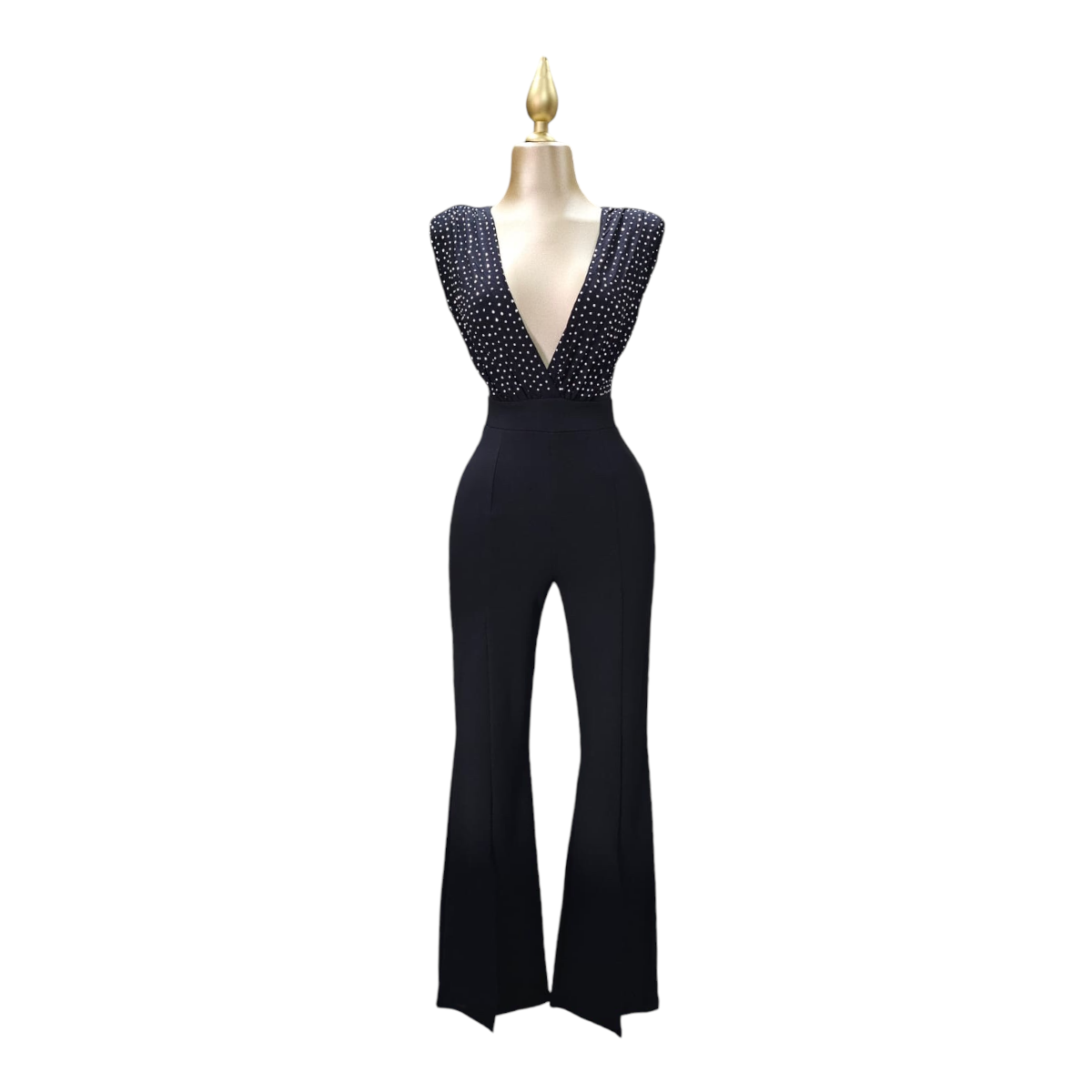 Jumper Cristales Para Dama Color Negro SYMPHONY