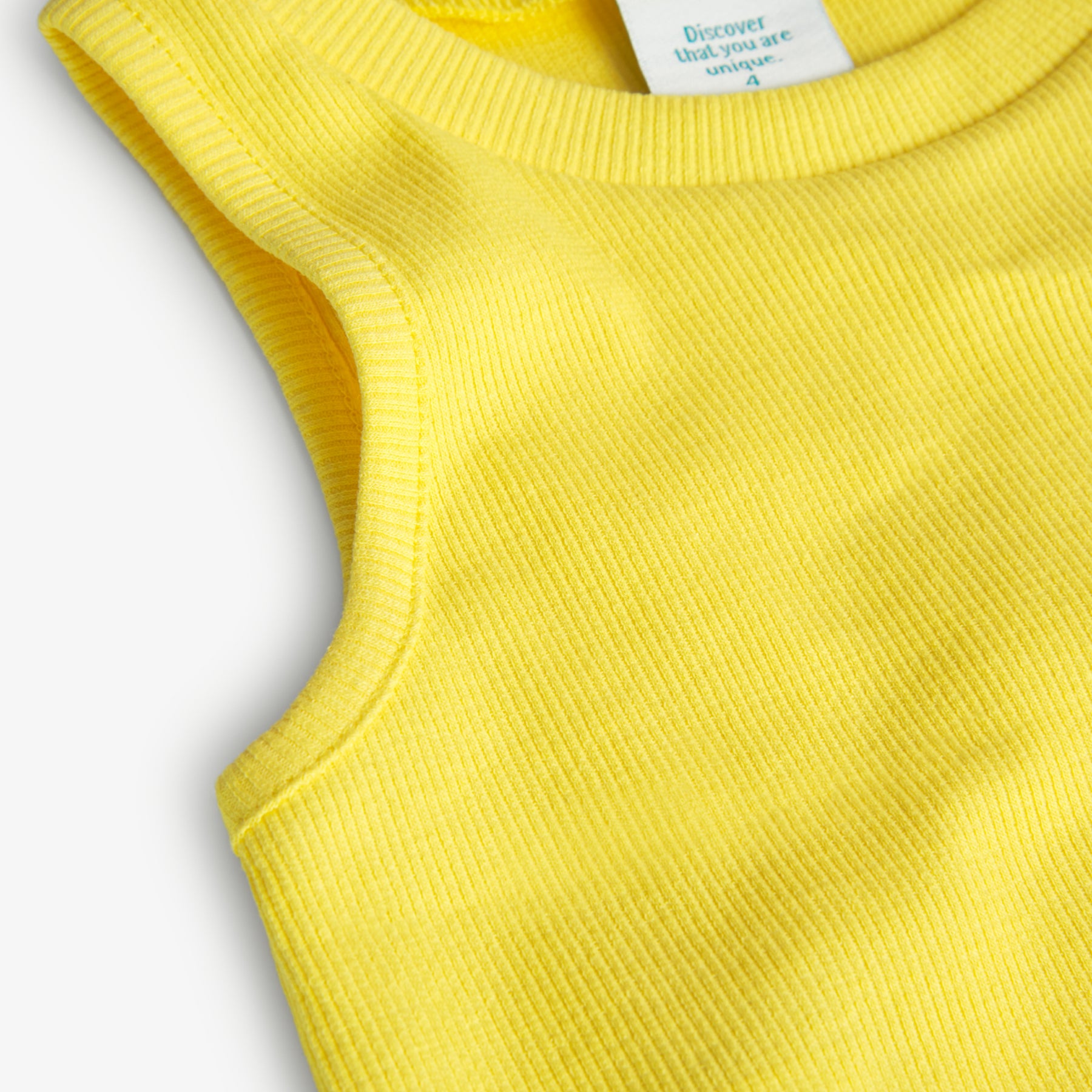 Top De Punto Amarillo Elástico Para Niña BOBOLI