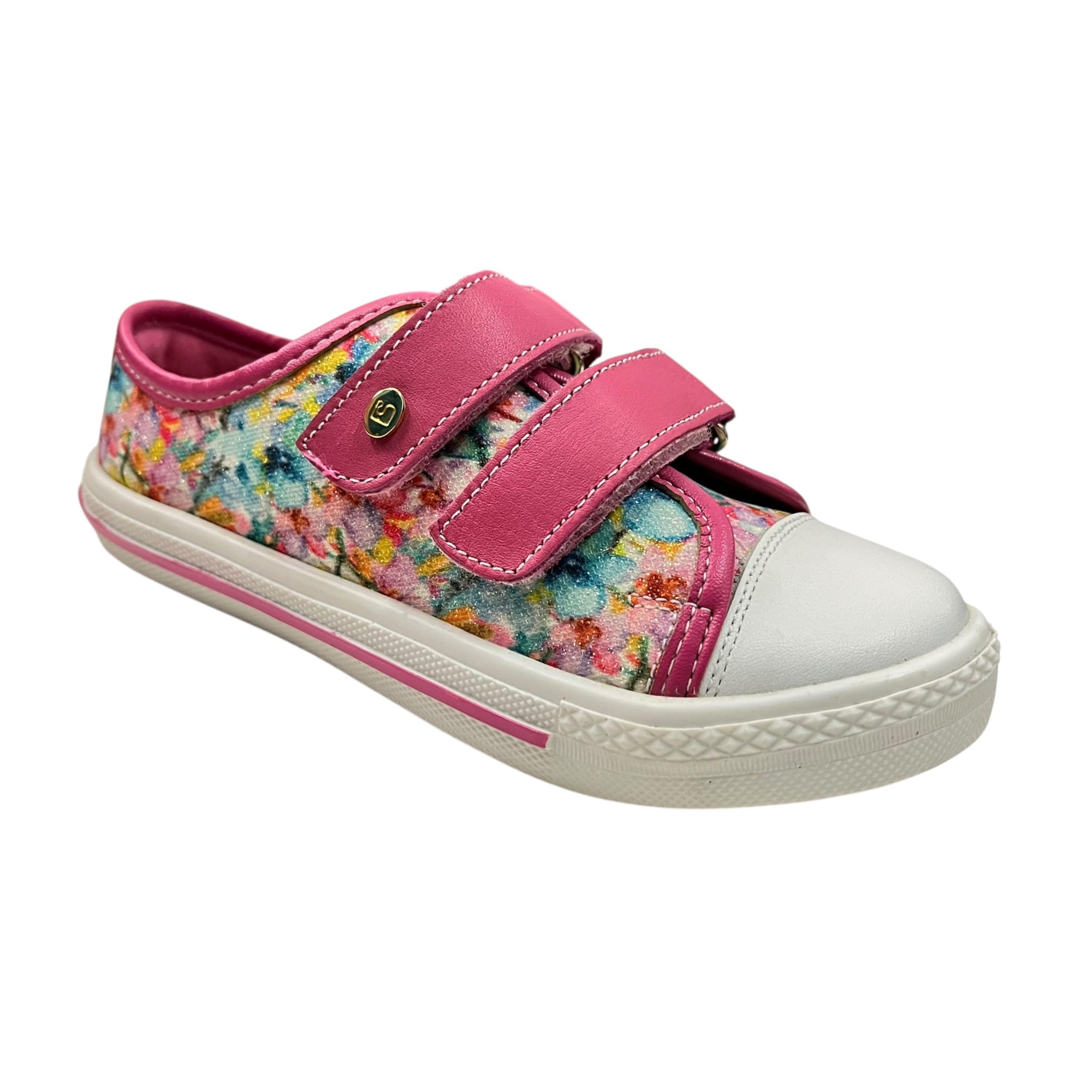 Tenis Urbano Estampado Flores Niña Coqueta