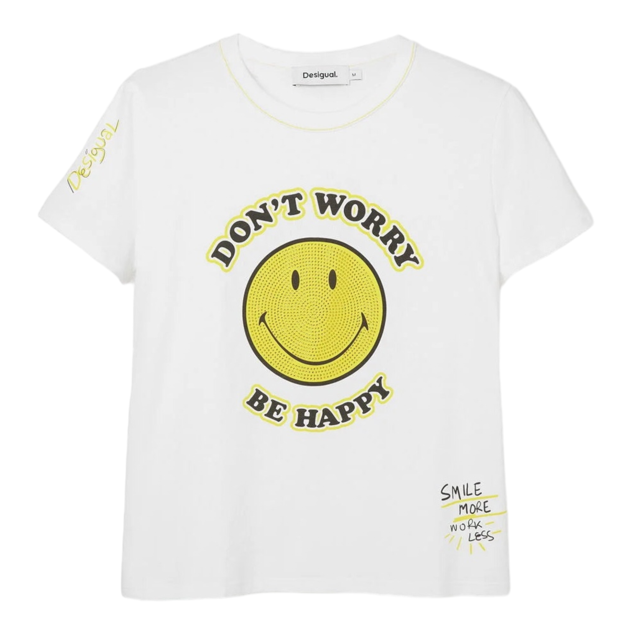 Playera Smiley Originals ® strass Desigual