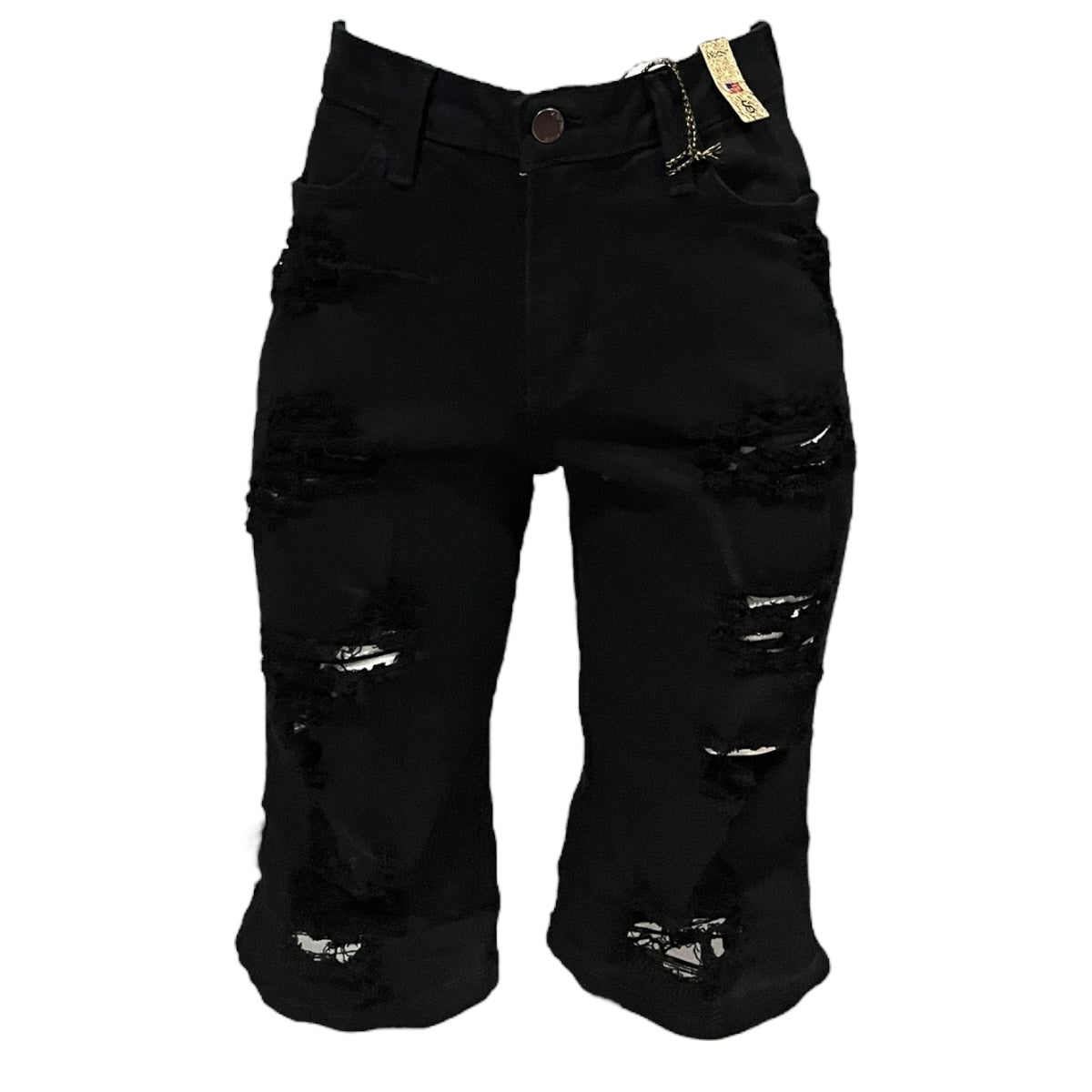 Short Negro Roto Para Dama VIBRANT