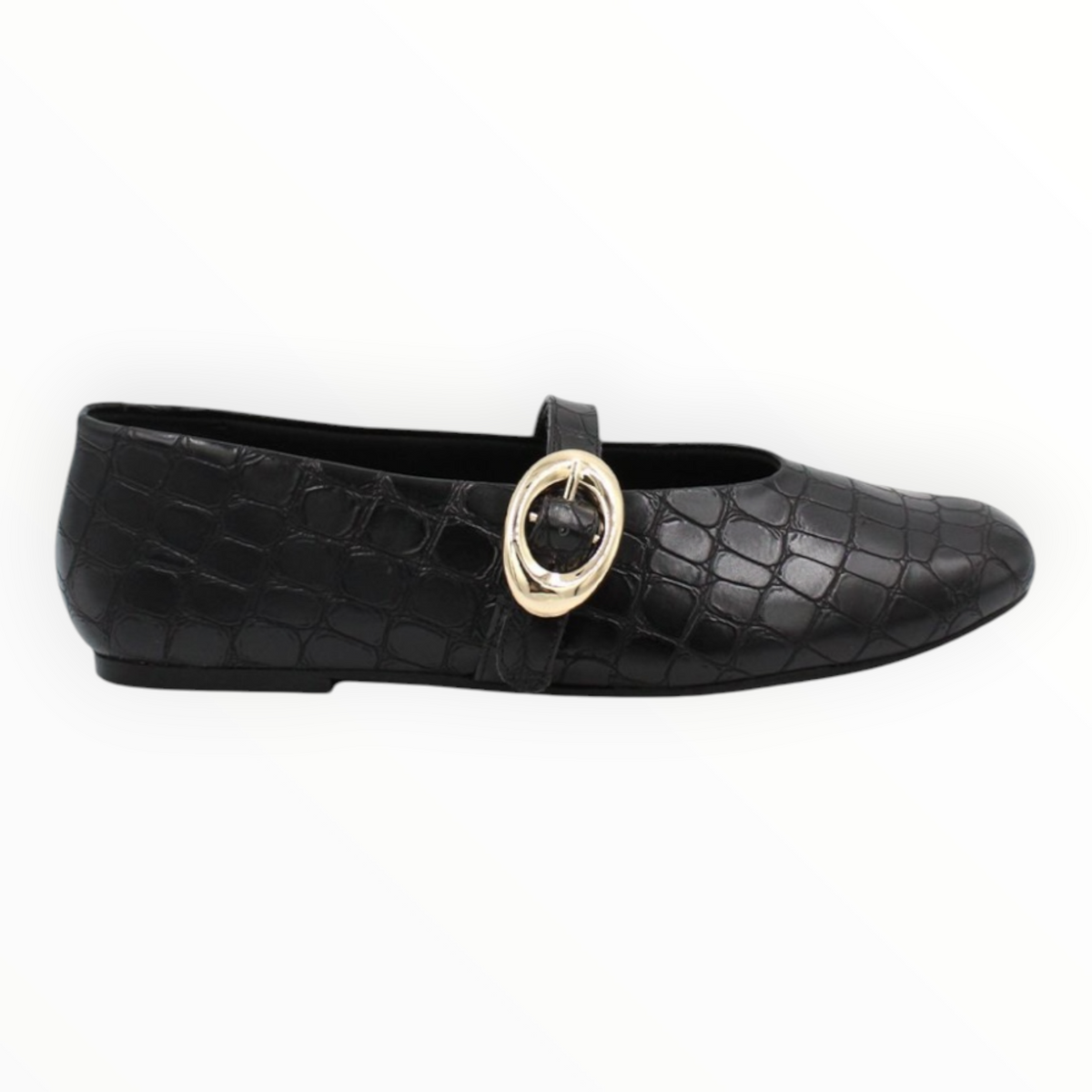 Zapato Para Dama Tipo Mary Jane Negro Senties