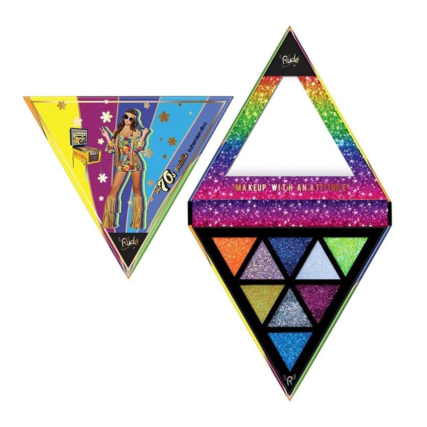 Paleta De Sombras The 70s Bohemian Diva Rude Cosmetics