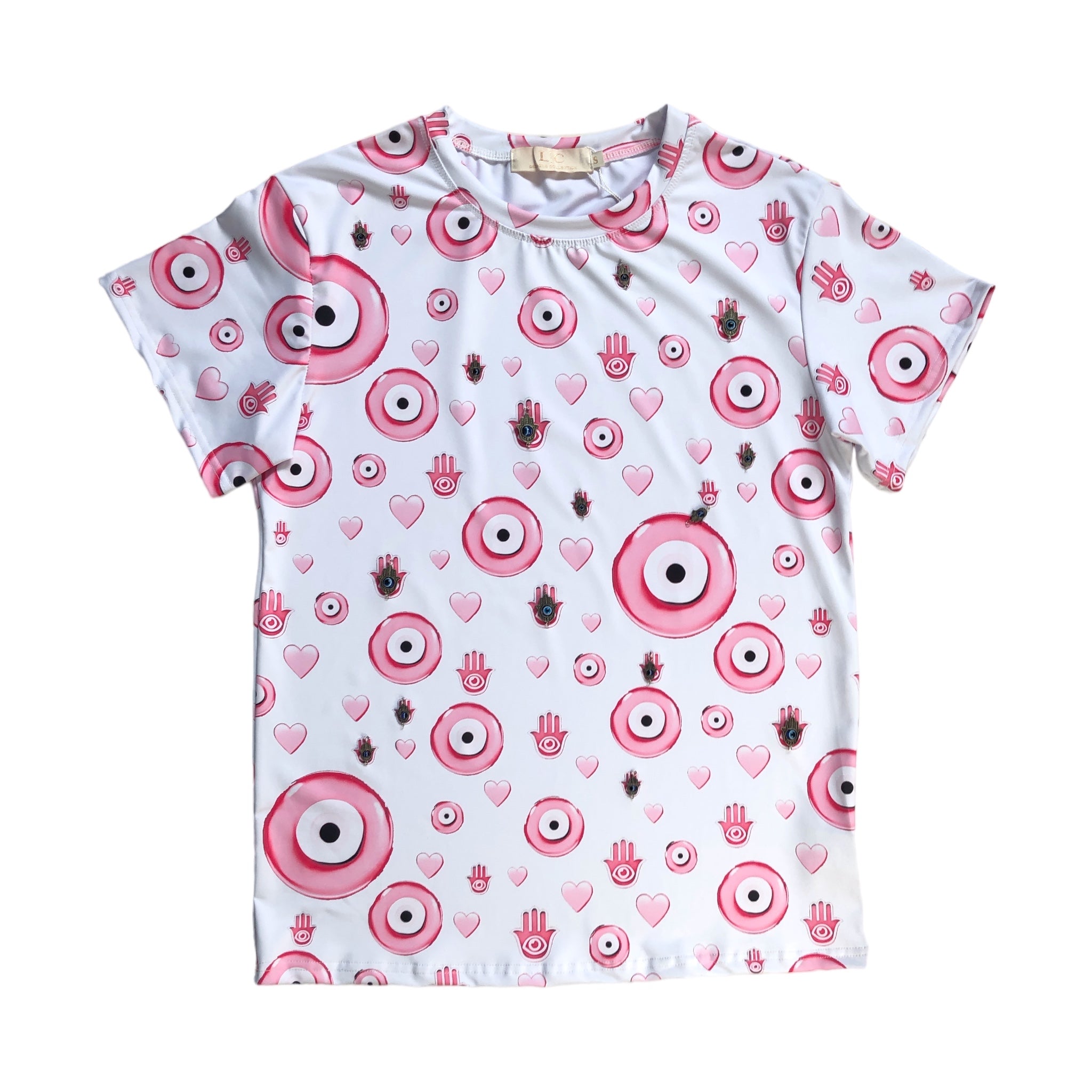 Playera White Ojo Turco LC