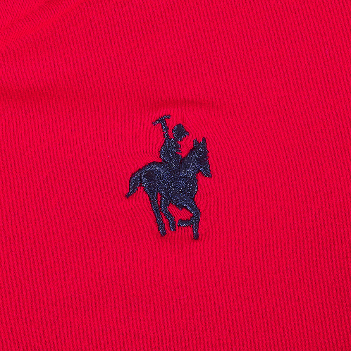 Playera Polo Escote V Para Dama Rojo Rock Hampton Polo Team