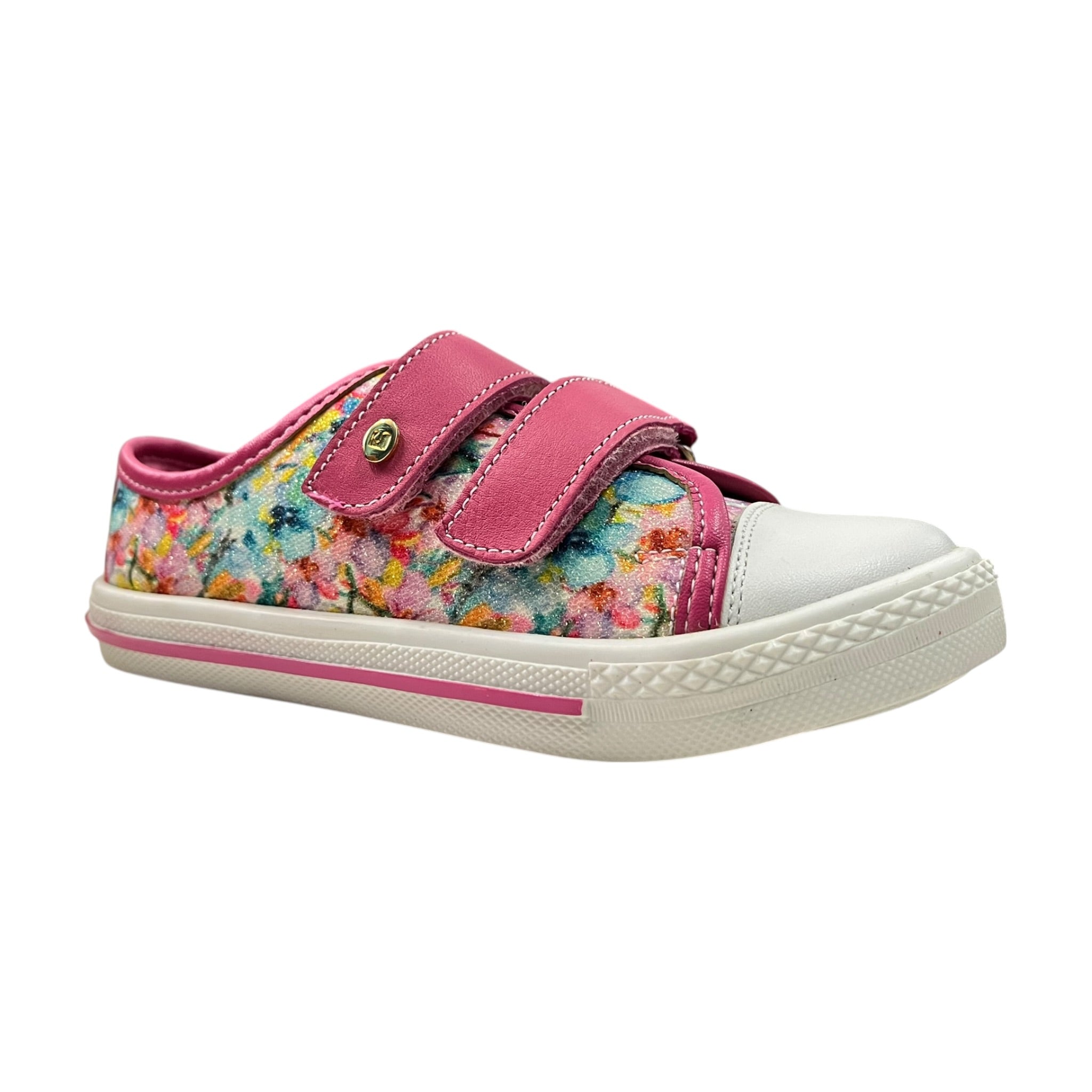 Tenis Urbano Estampado Flores Niña Coqueta