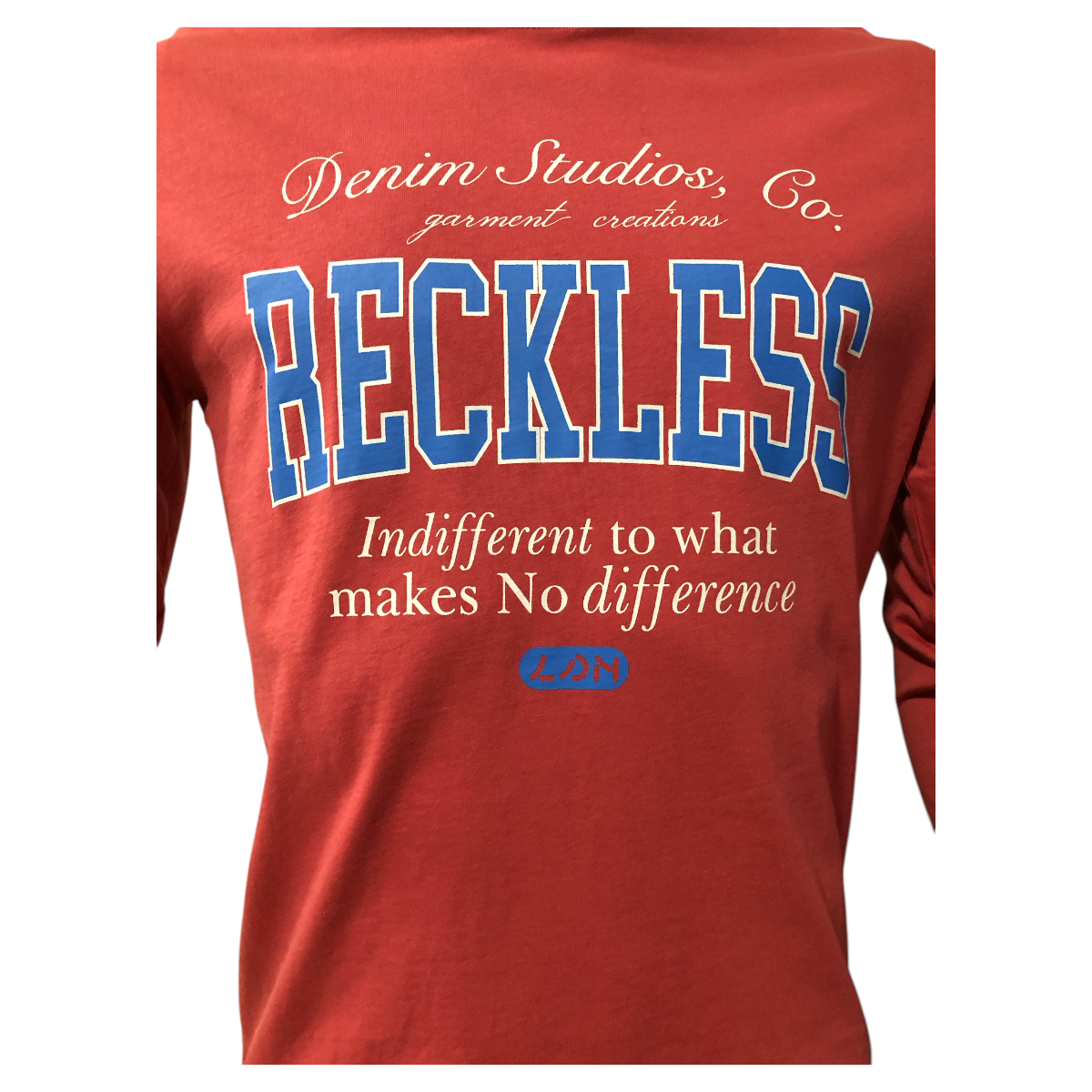 Playera "Beckless" Para Caballero Color Rojo LSN