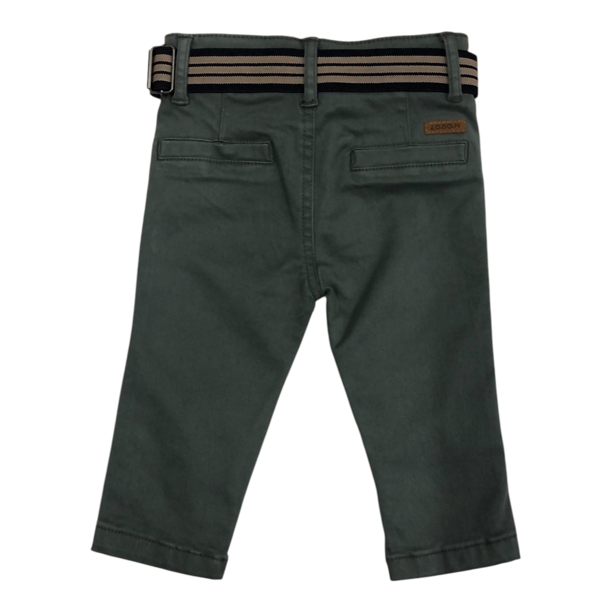 Pantalón Con Cinturón Verde Oscuro Para Bebé Niño LOSAN