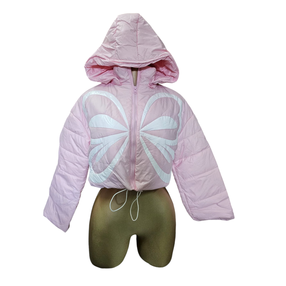 Chamarra Top Para Dama Estampado Mariposa LC
