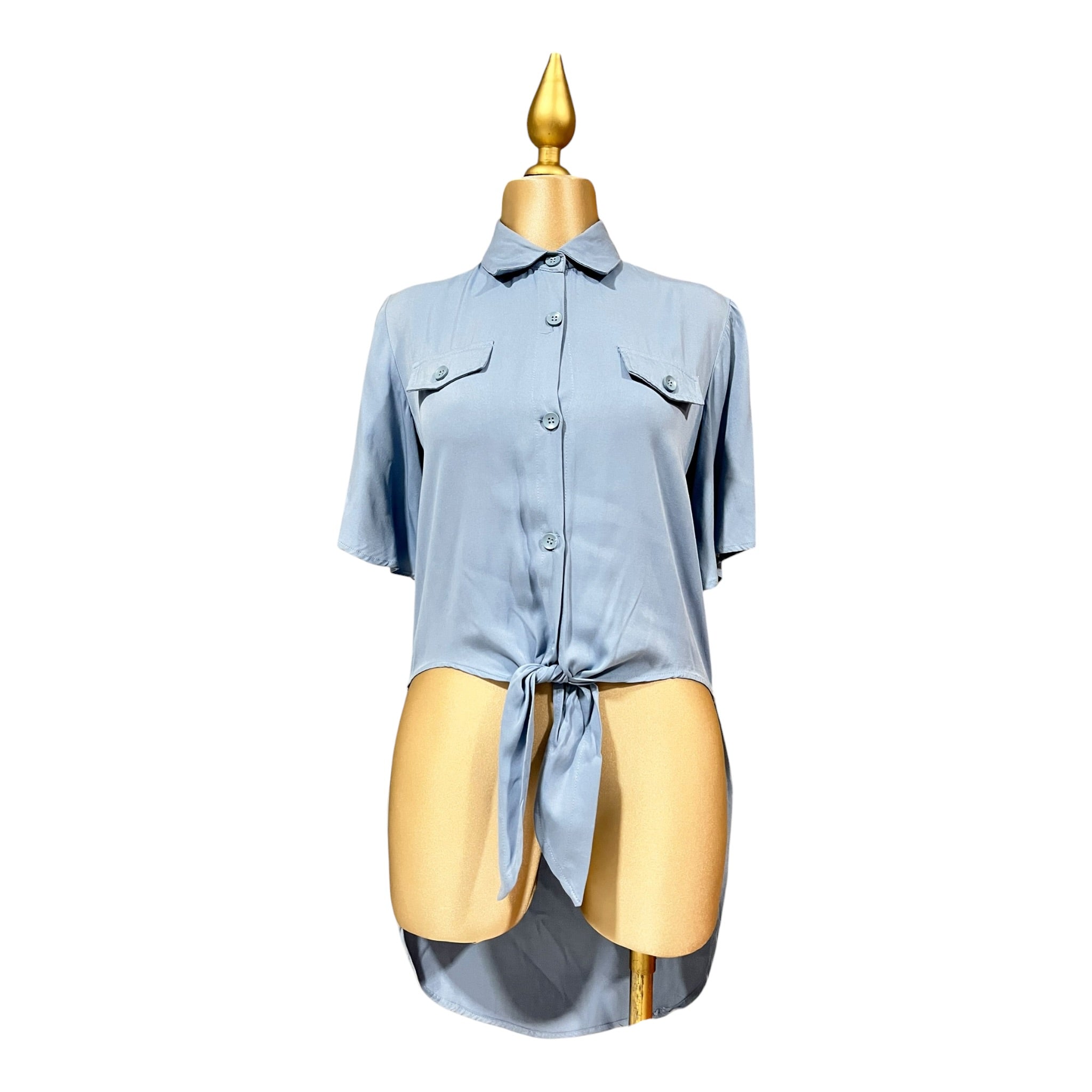 Blusa Azul con cola LC