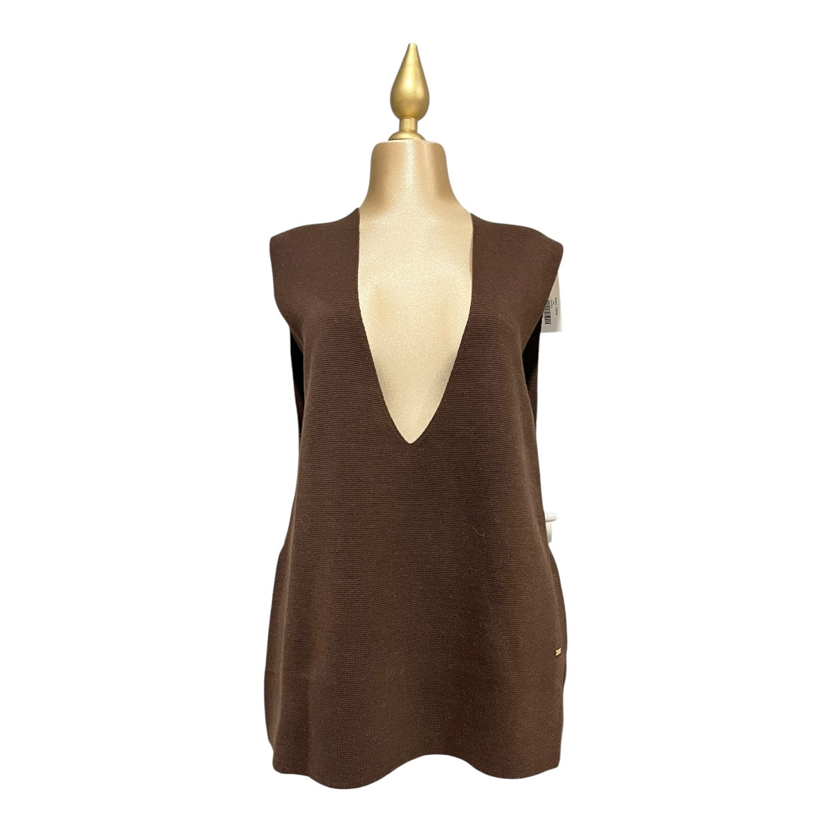 Conjunto De Suéter/Chaleco/Falda Café Para Dama MUSSI