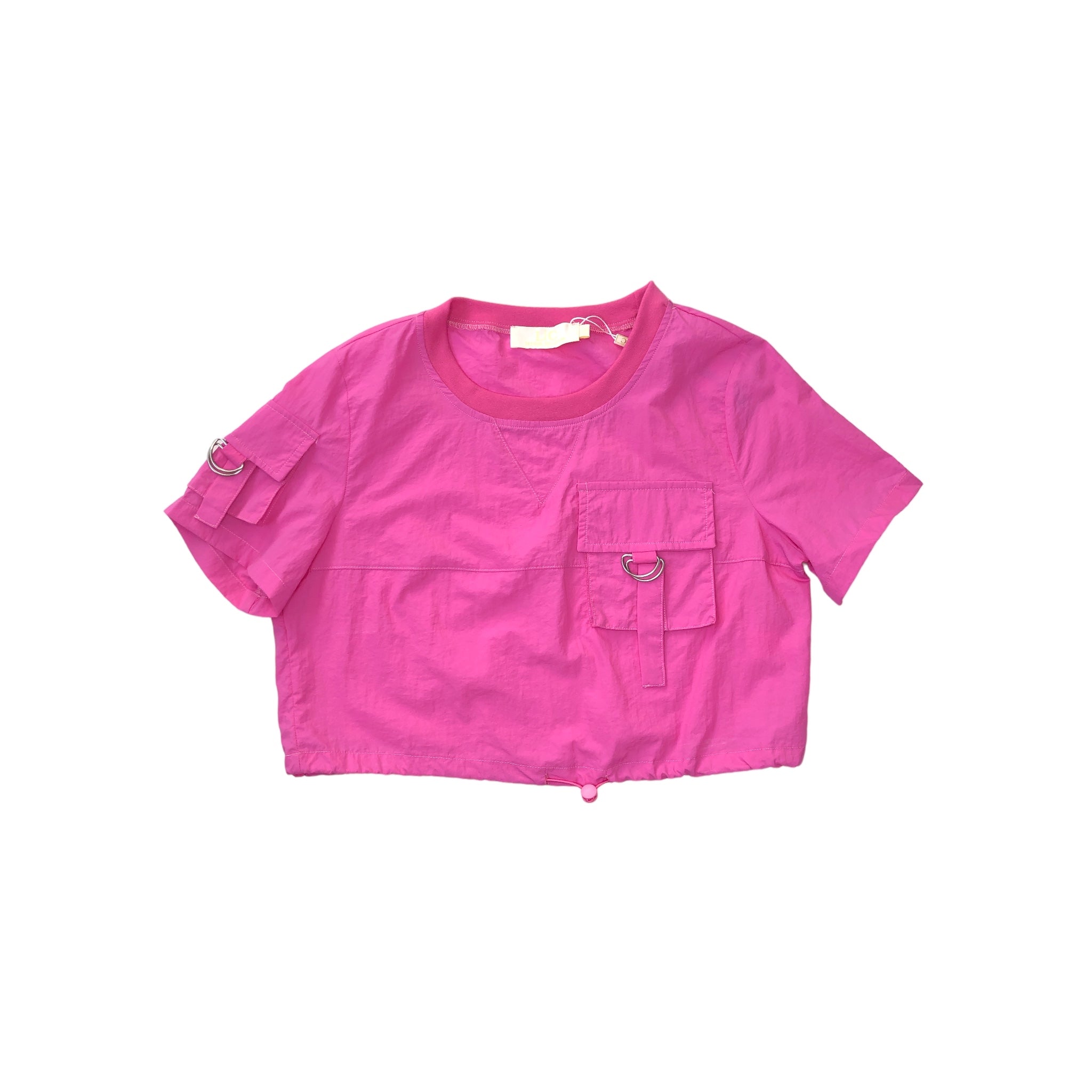 Playera Pink Bajo Con Cordón LC