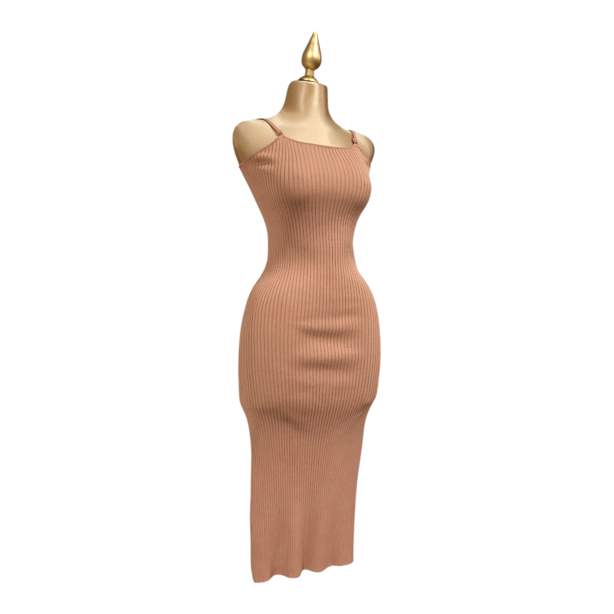 Vestido Beige Tejido Erivel