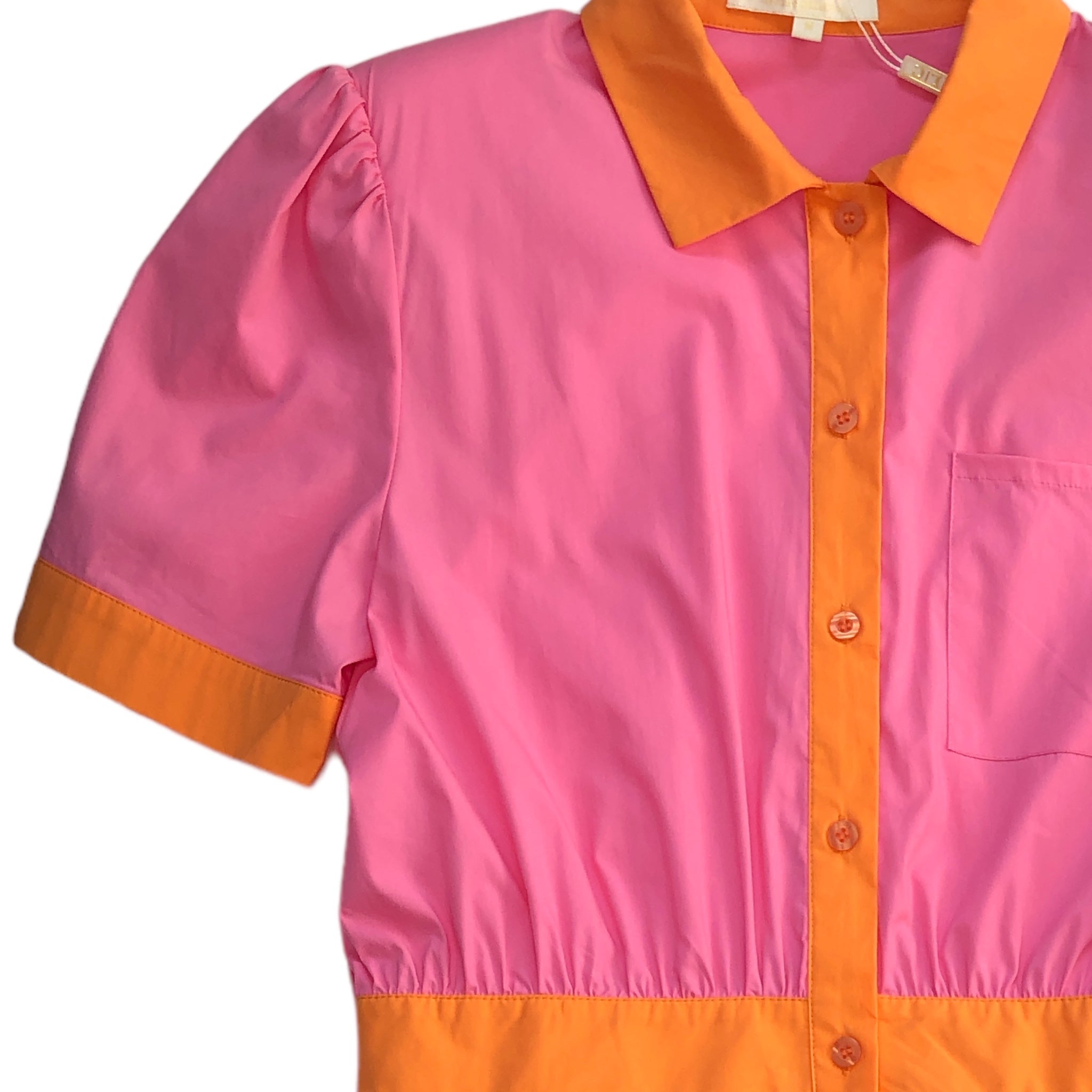 Vestido Pink Bombacho Inferior LC.