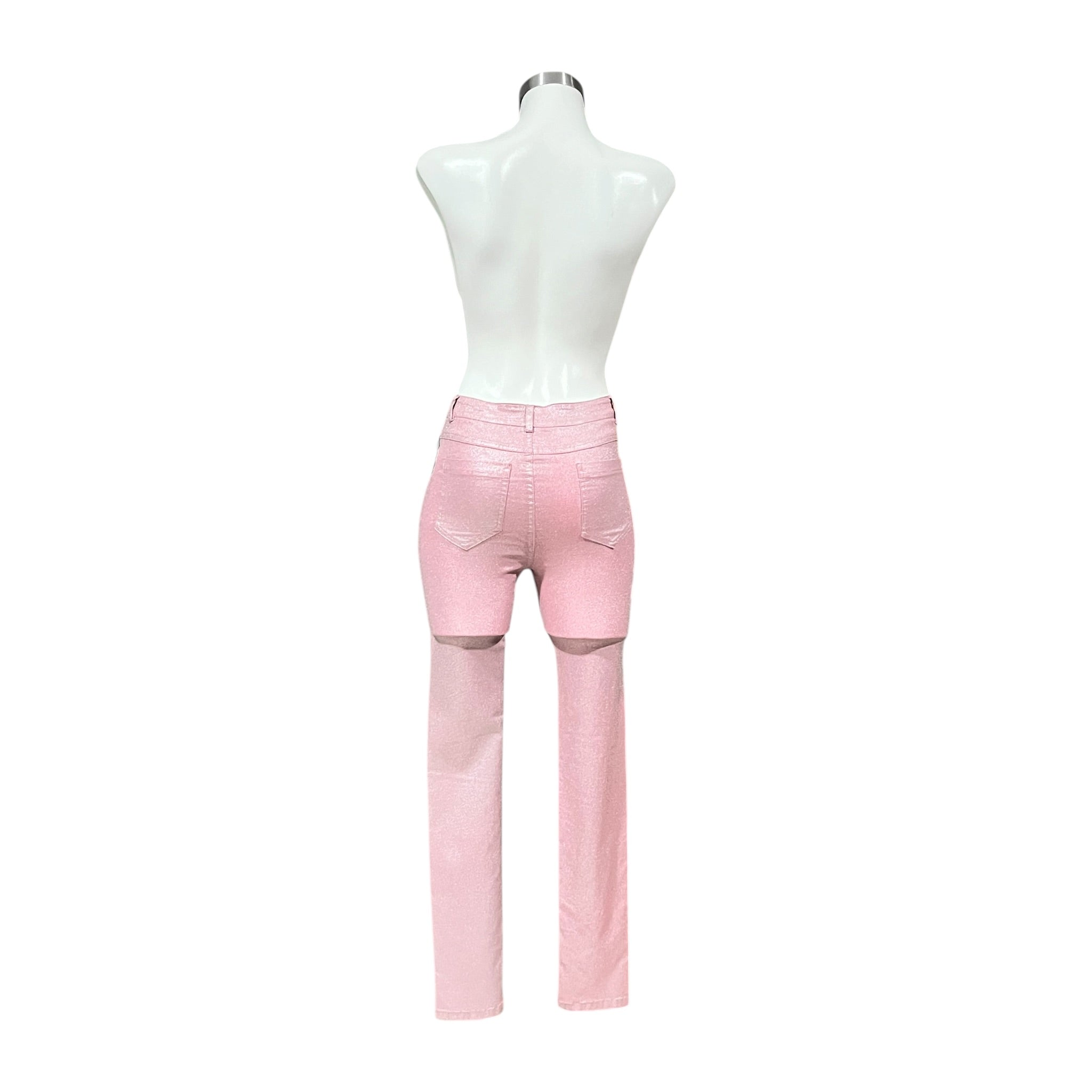 Pantalón Brillo Dusty Blush Rosa LC