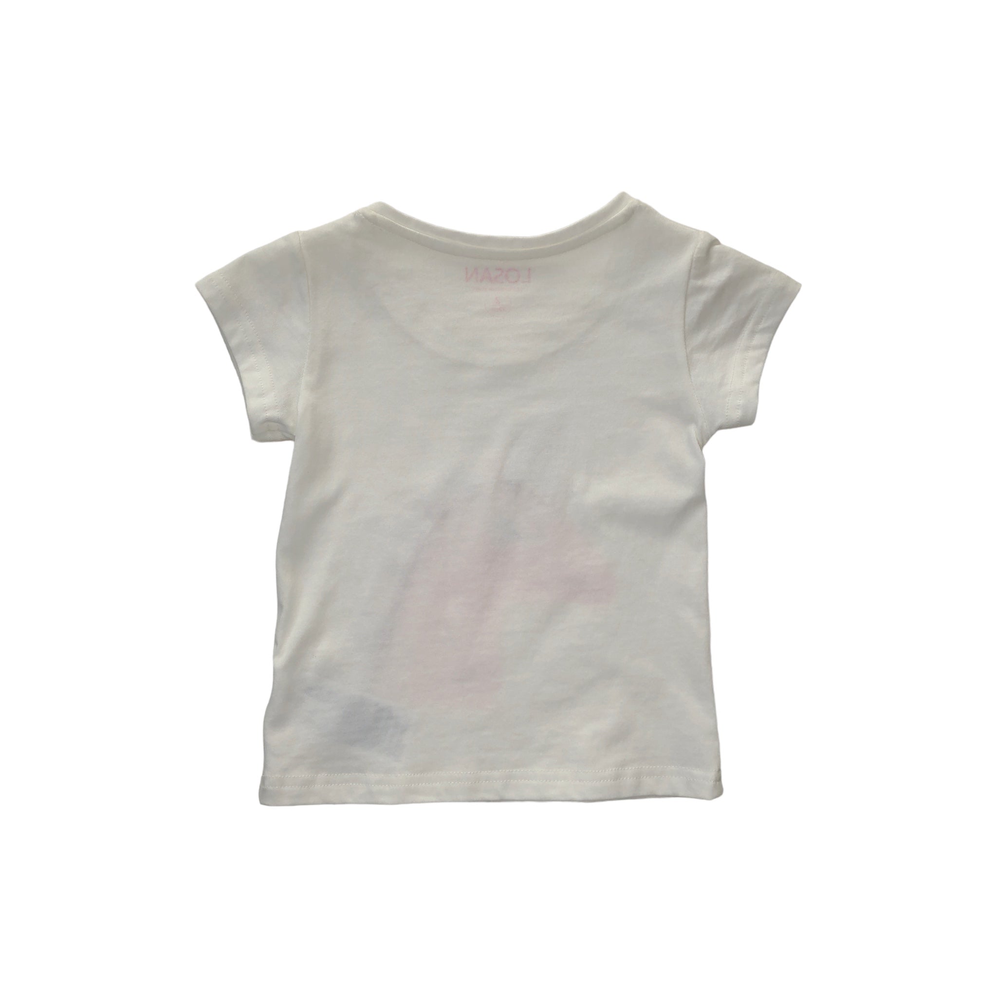 Playera Unicornio Rosa Manga Corta "Be Magical" Niña Losan
