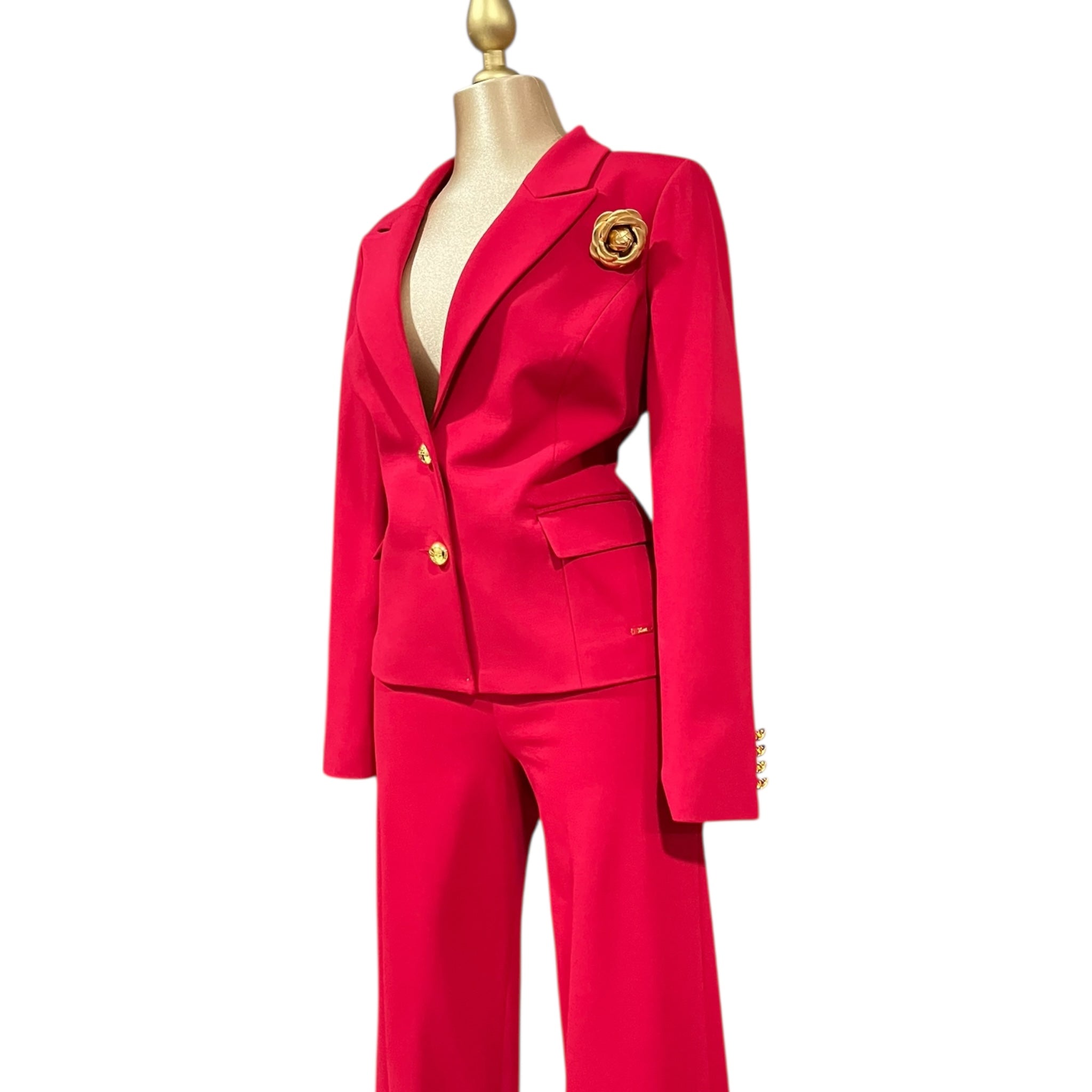 Conjunto Saco Y Pantalón Rojo MUSSI