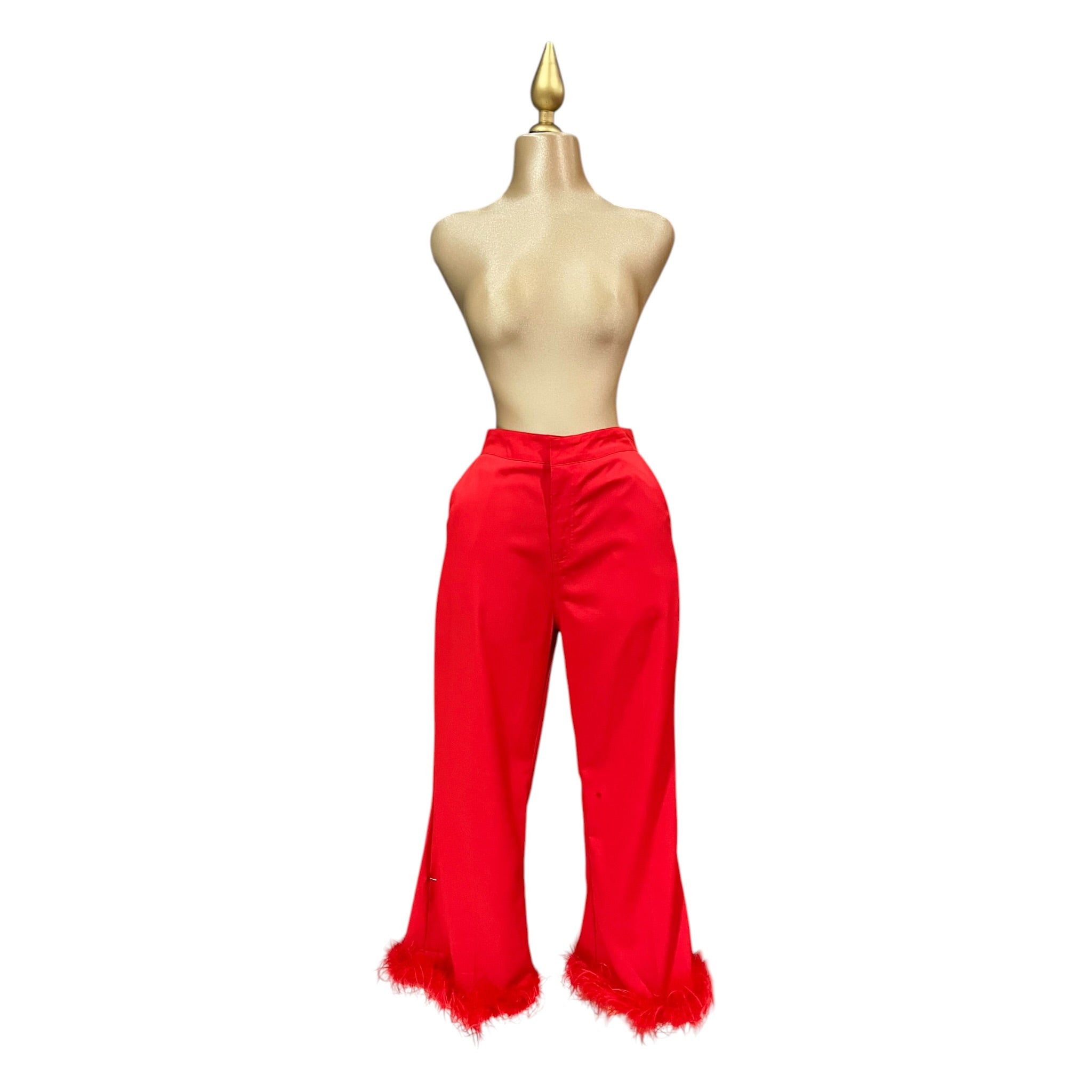 Pantalón Plumas Rojo LC