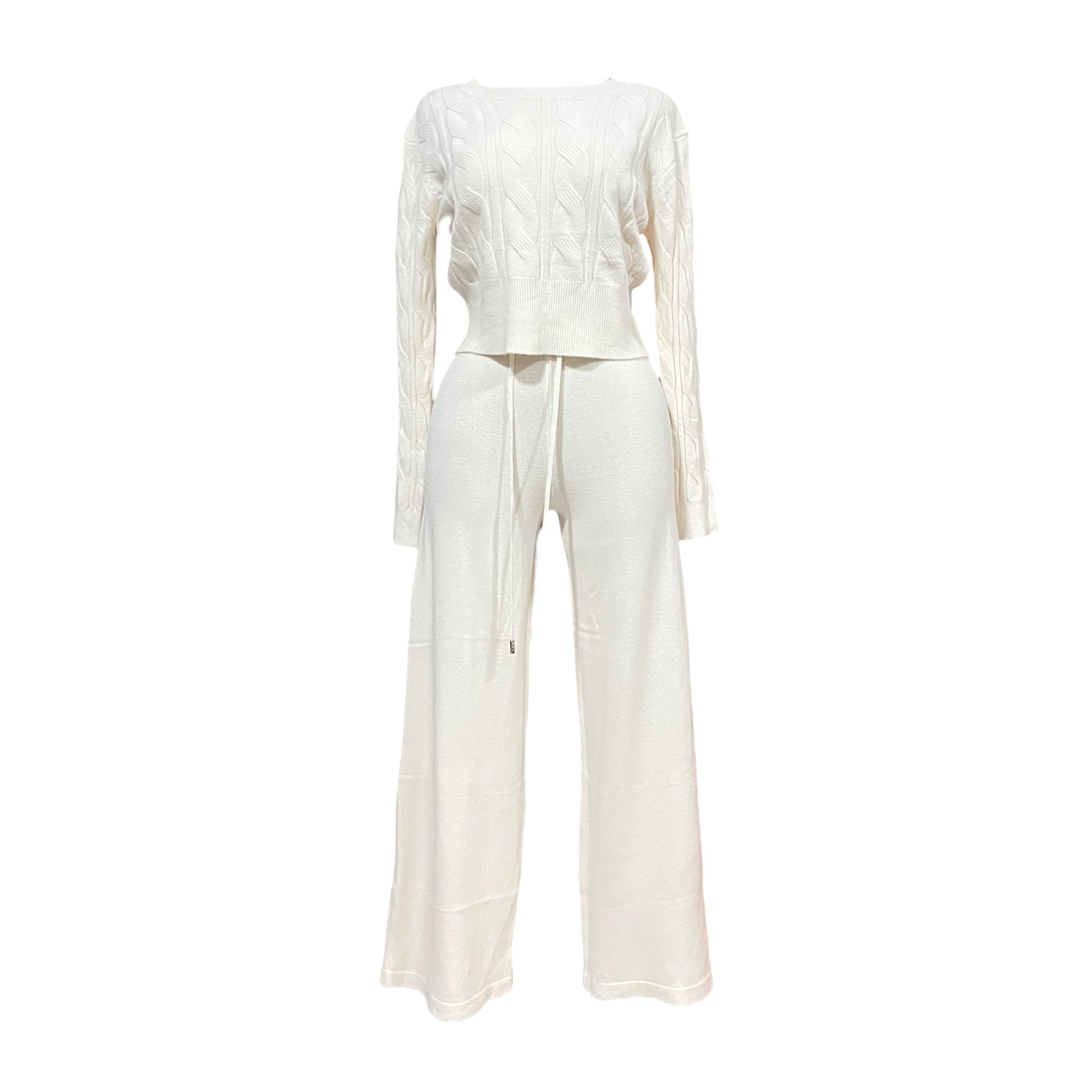 Conjunto De Dos Piezas Blusa Y Pantalón Hueso MUSSI