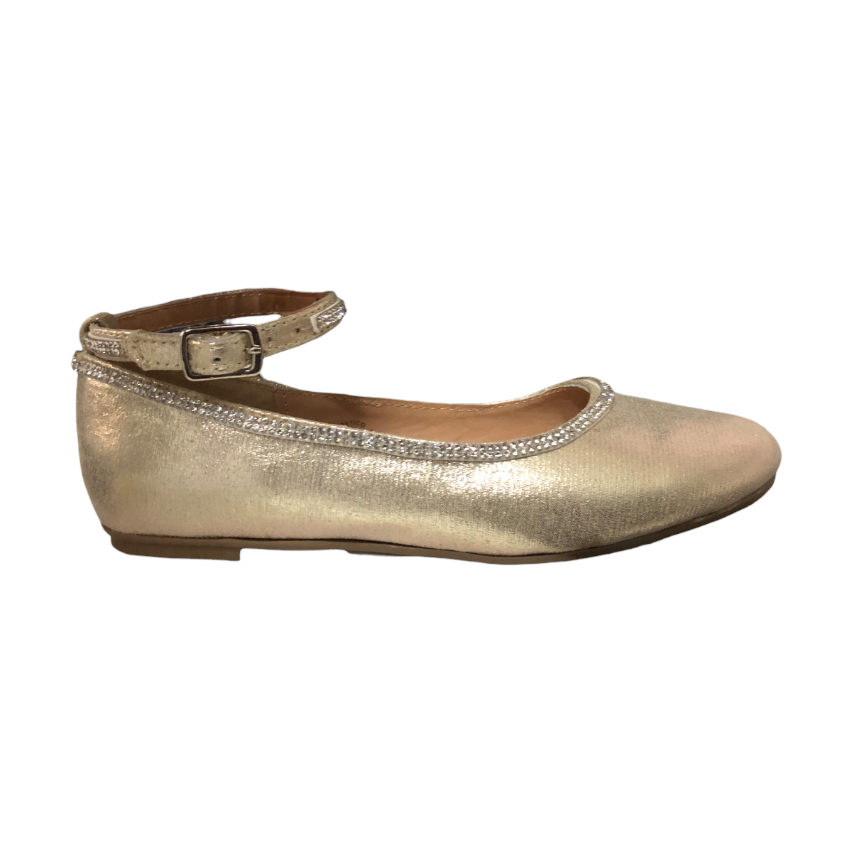 Flat Para Niña Color Oro Patey Girls