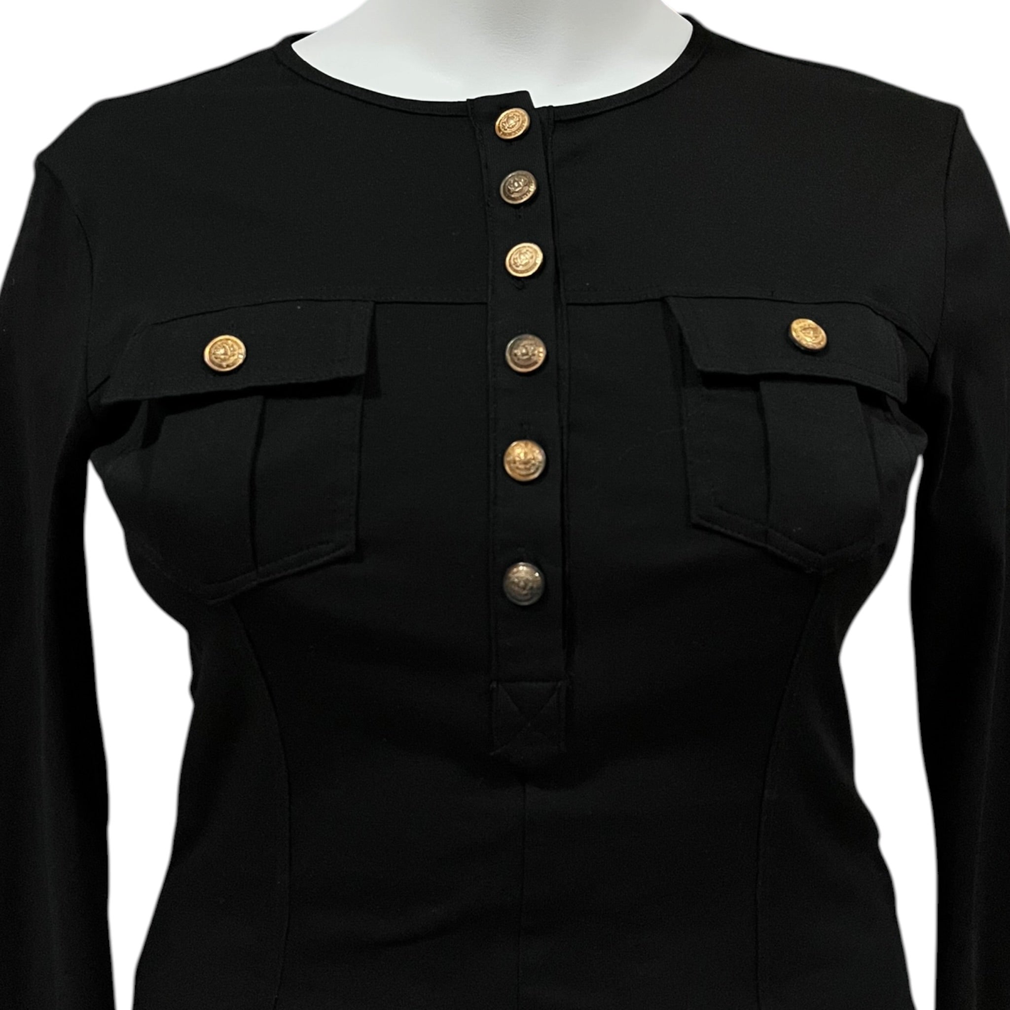 Blusa Manga Larga Negro LC
