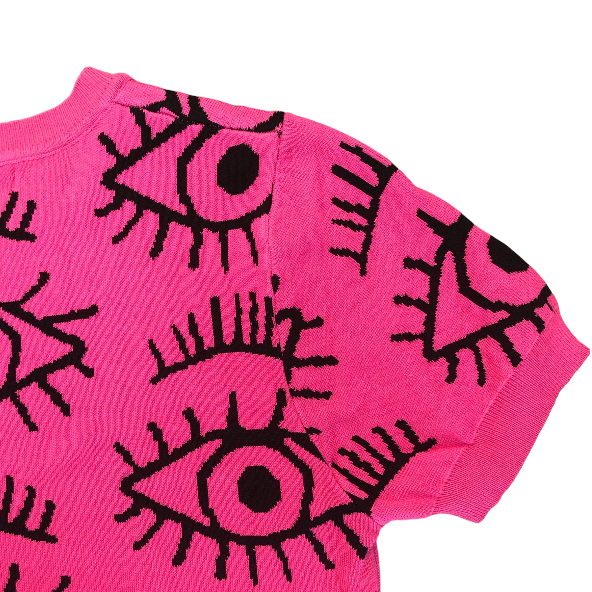 Playera Estampado Ojitos Fucsia LC