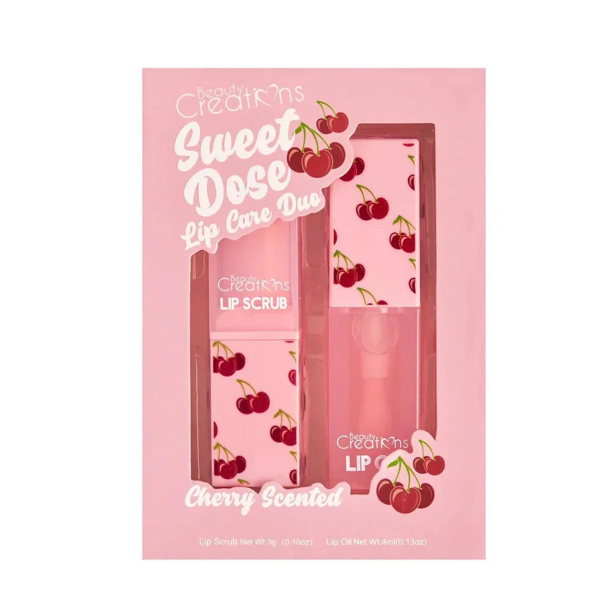 Set Dúo Exfoliante Y Aceite Humectante Para Labios BEAUTY CREATIONS