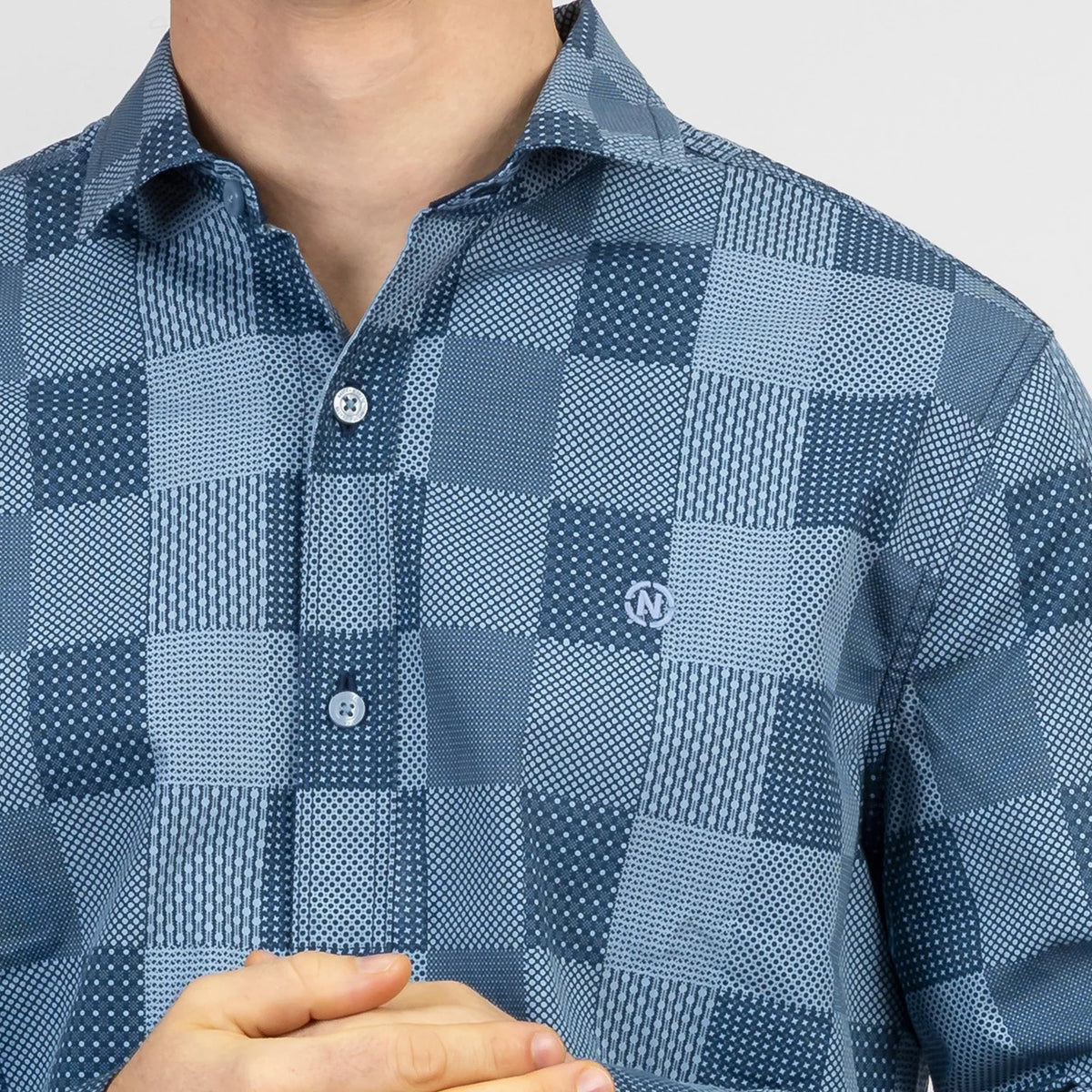 Camisa Manga Larga De Hombre Nautica Jeans