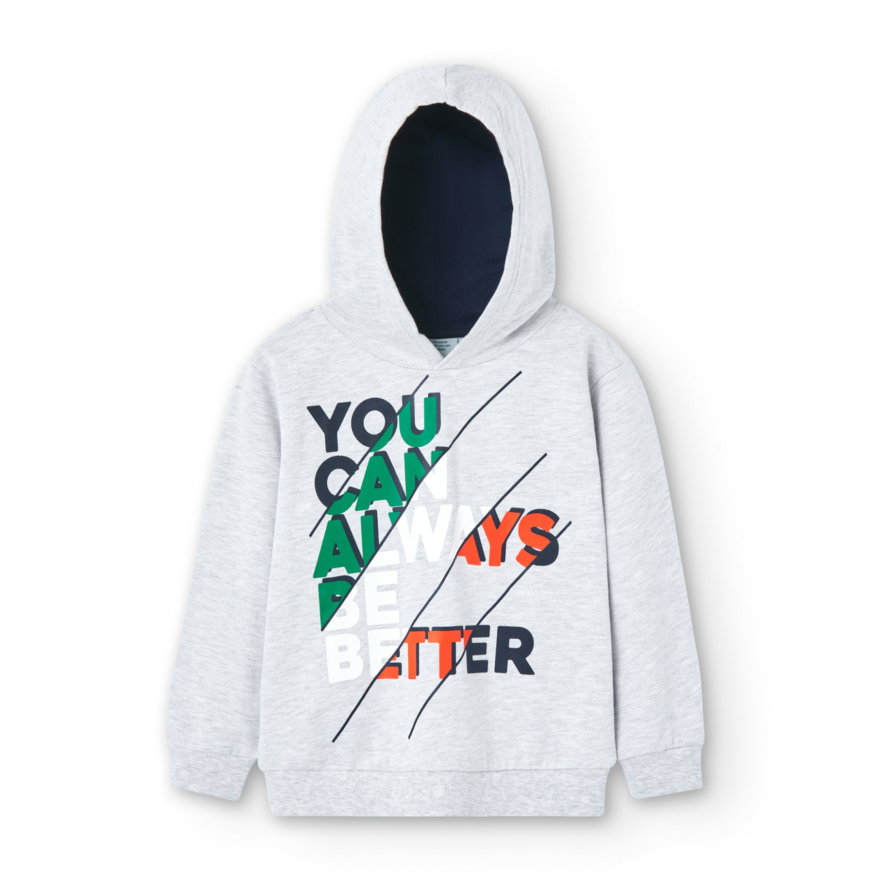 Conjunto Gris Vigoré “You Can Always Be Better” Para Niño BOBOLI