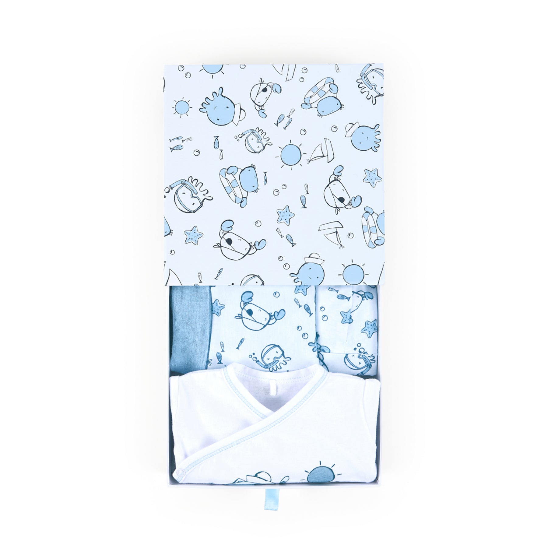 Conjunto Con Caja De Regalo Para Bebé Niño BOBOLI