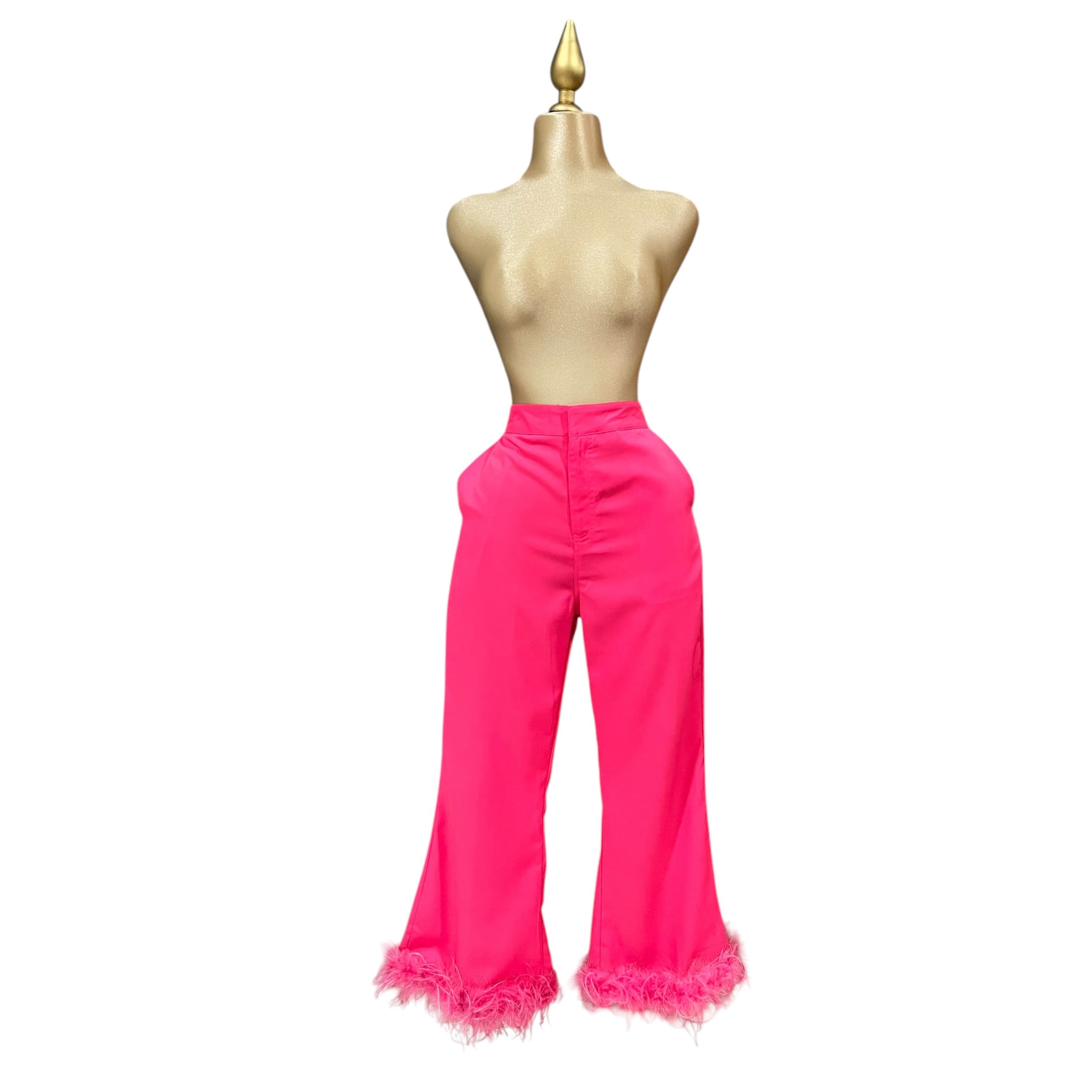 Pantalón Plumas Fucsia LC