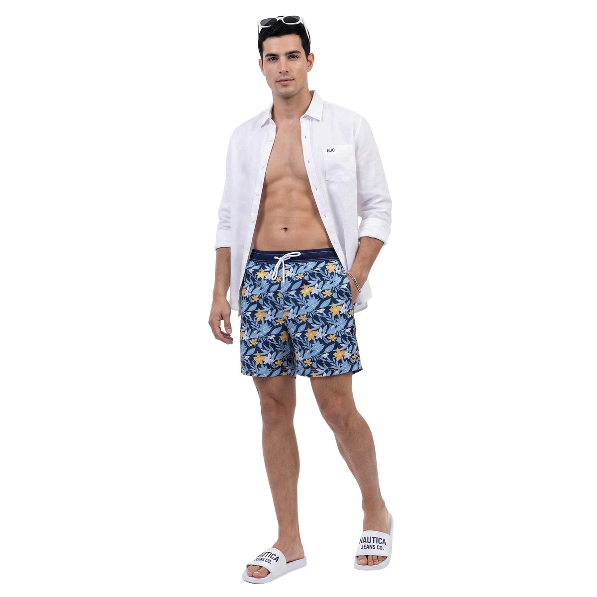 Traje De Baño Bermuda De Hombre Nautica Jeans