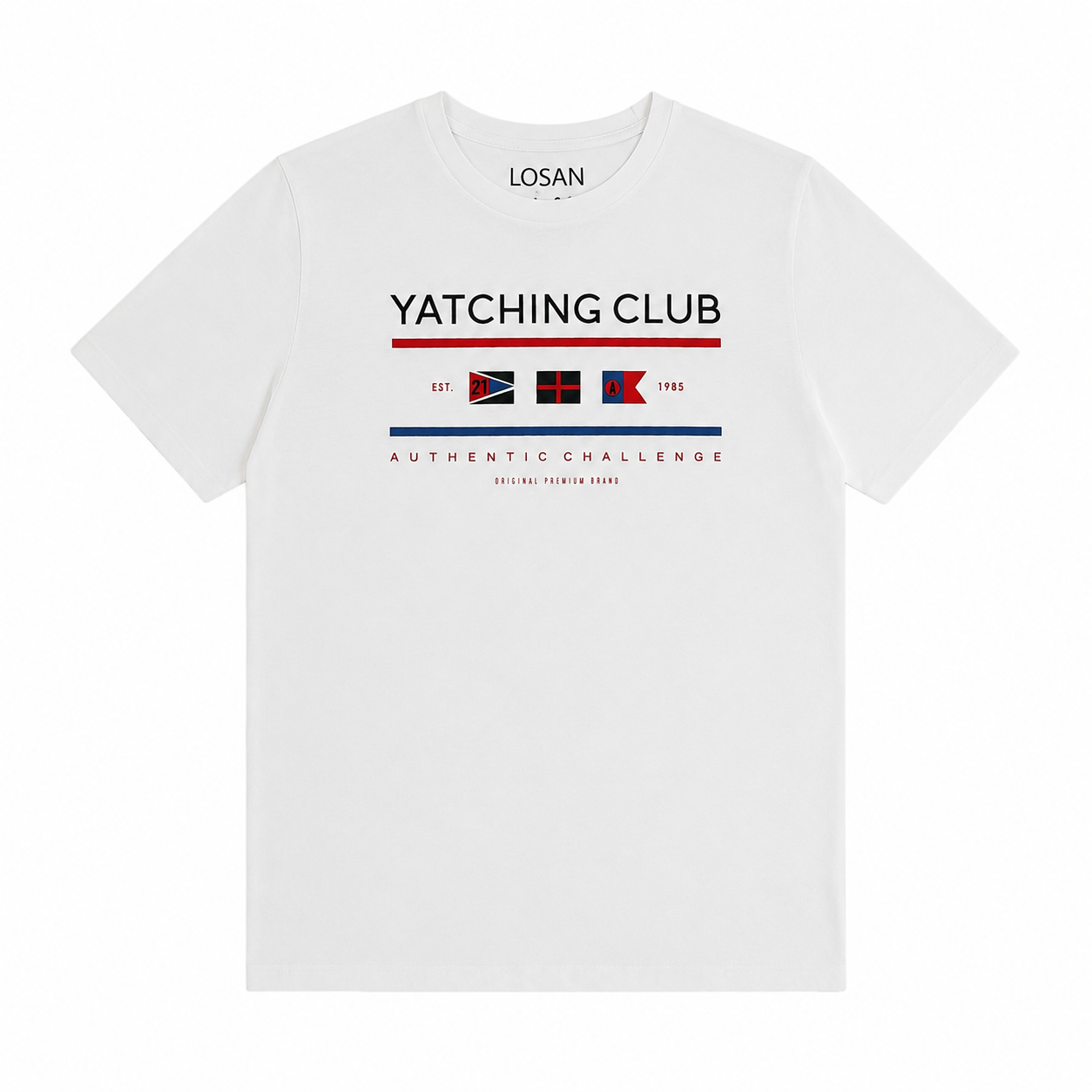 Playera "Yatching Club" Caballero Losan