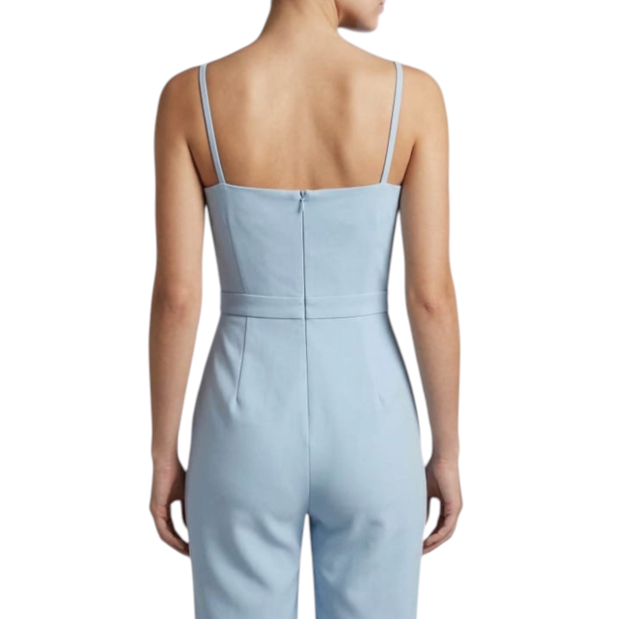 Jumpsuit Azul De Tirante Angosto Mussi