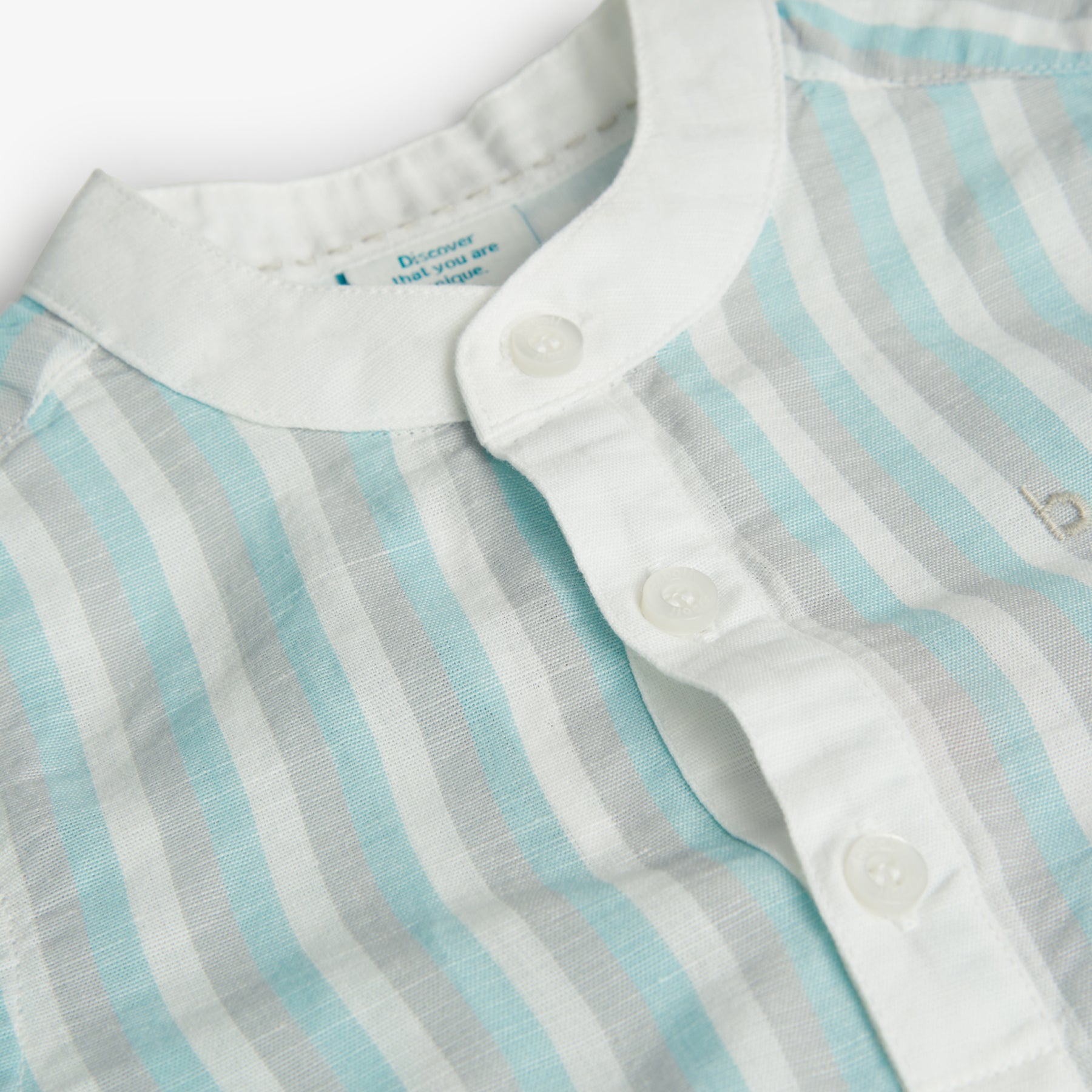 Camisa De Lino Para Niño BOBOLI