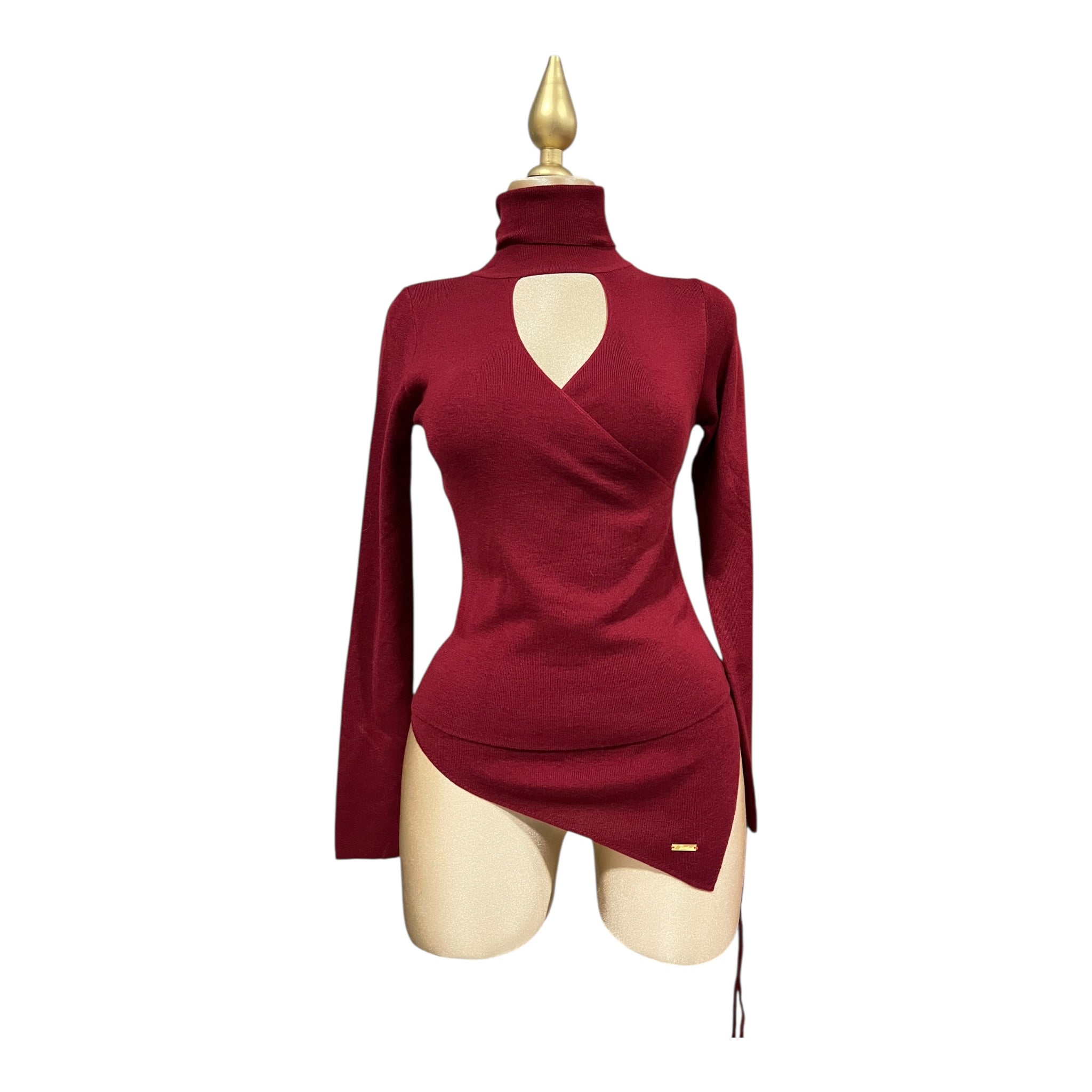 Blusa Asimétrica Rojo Para Dama MUSSI