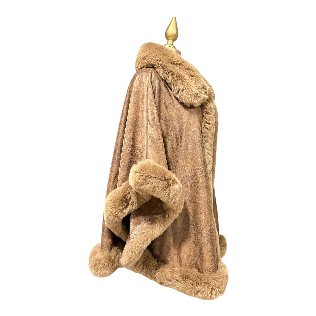 Capa Camello Peluche Para Dama MUSSI