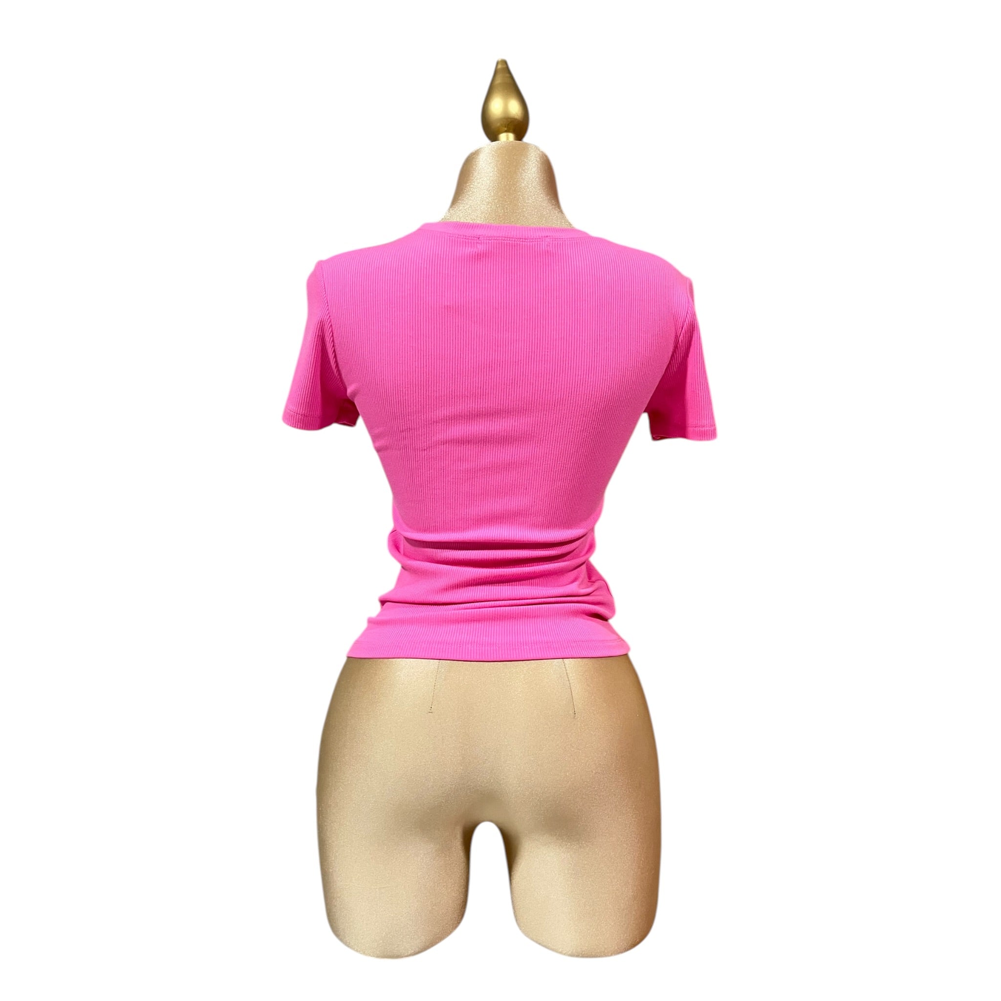 Blusa Con Pedrería Rosa LC