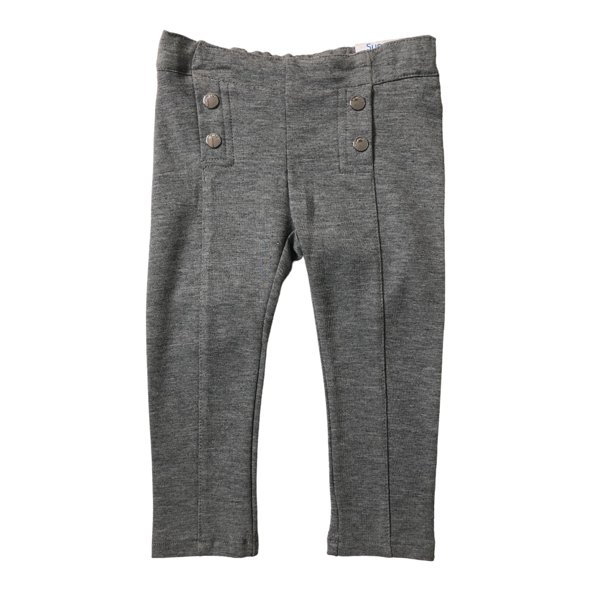 Pantalón Super Skinny Color Gris Acero Ajustado Para Bebé Mayoral